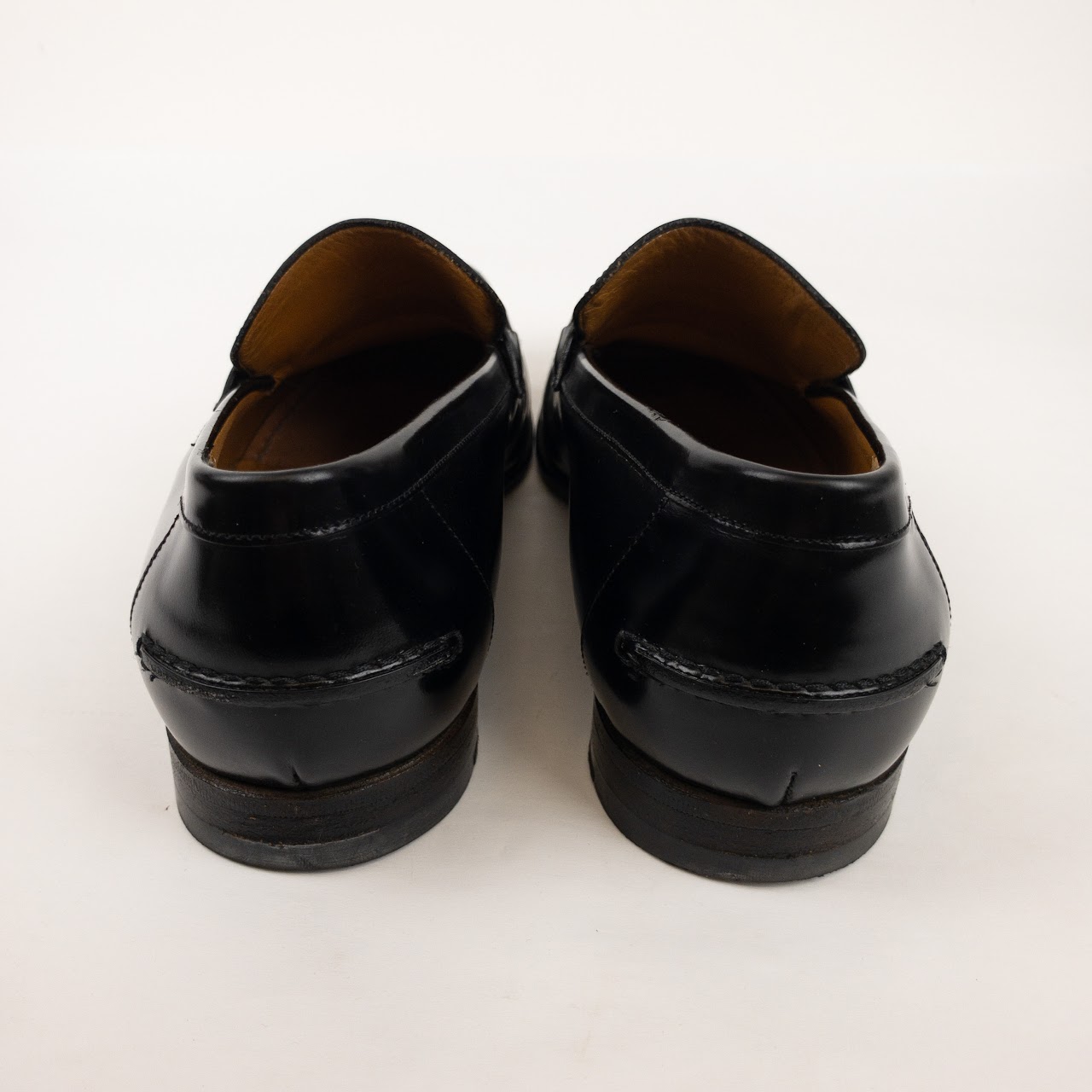 Gucci Polished Leather Loafers