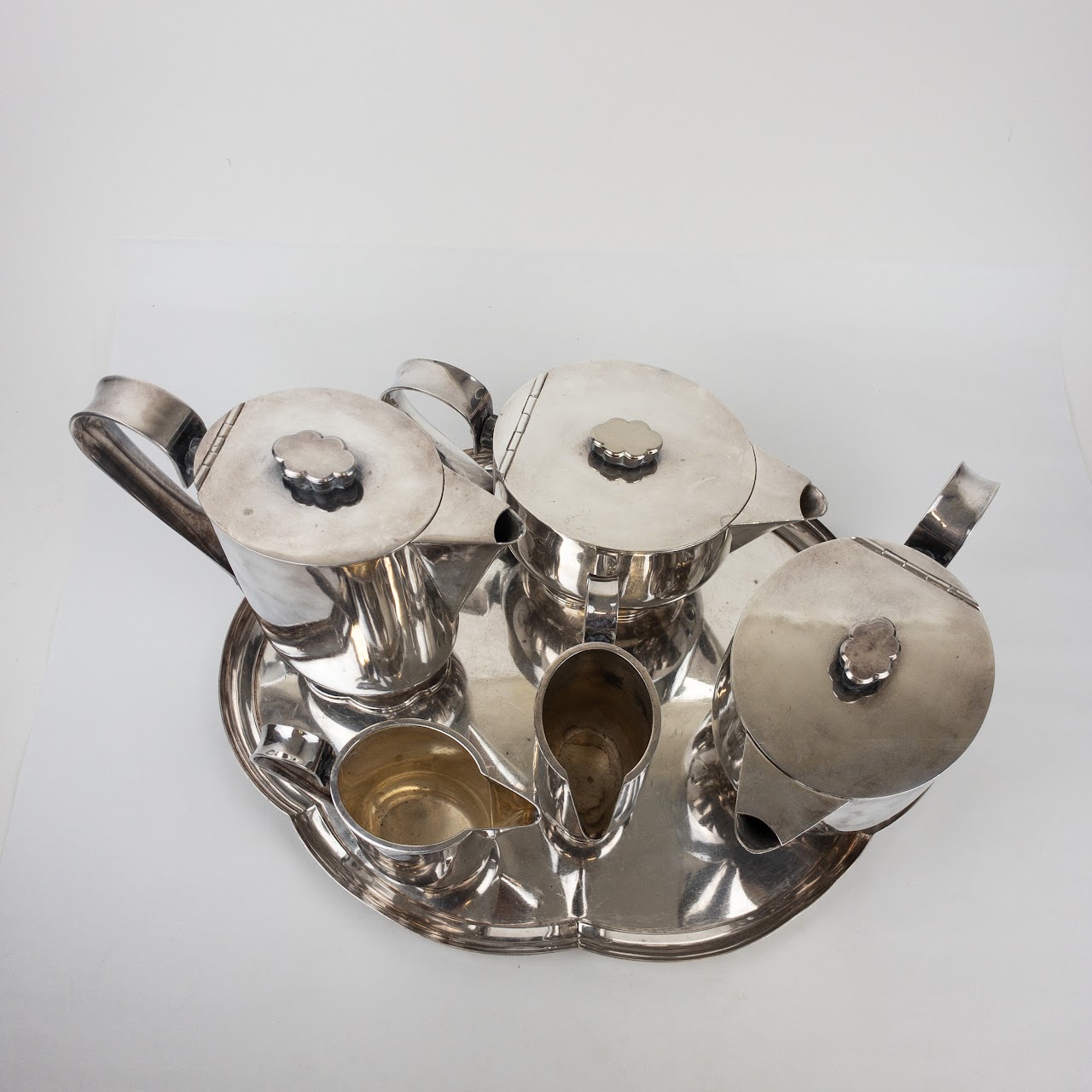 Wellner Silver Plated Bauhaus Coffee & Tea Service