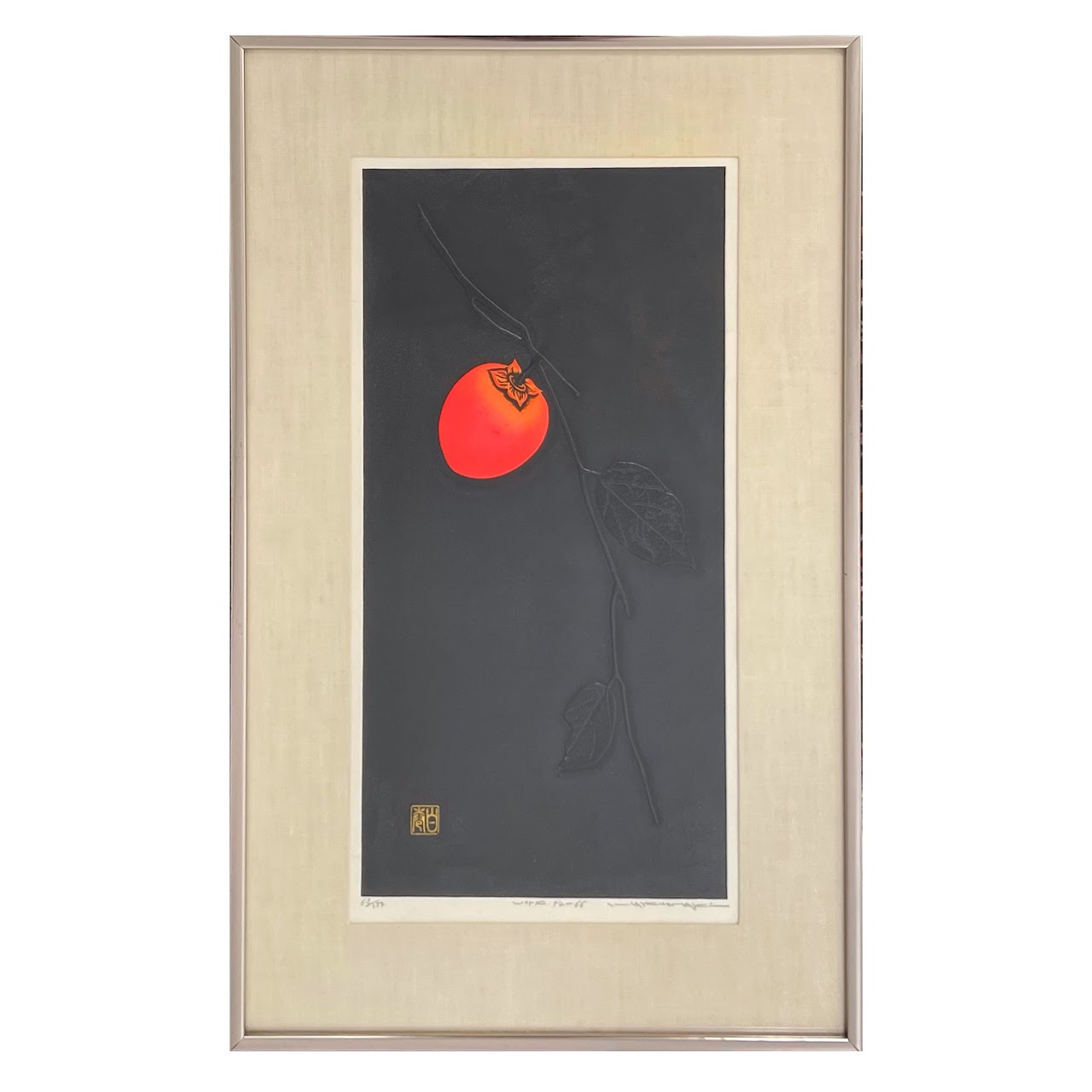 Haku Maki Signed Persimmon Embossing #1