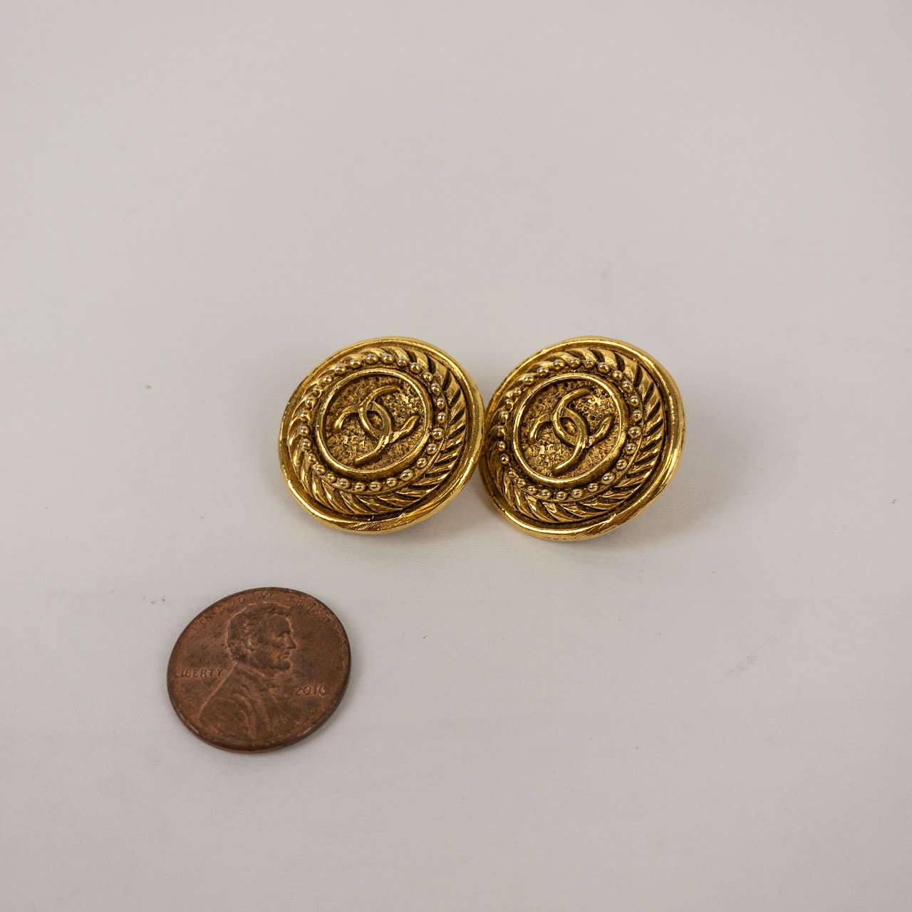 Chanel Vintage Clip Earrings