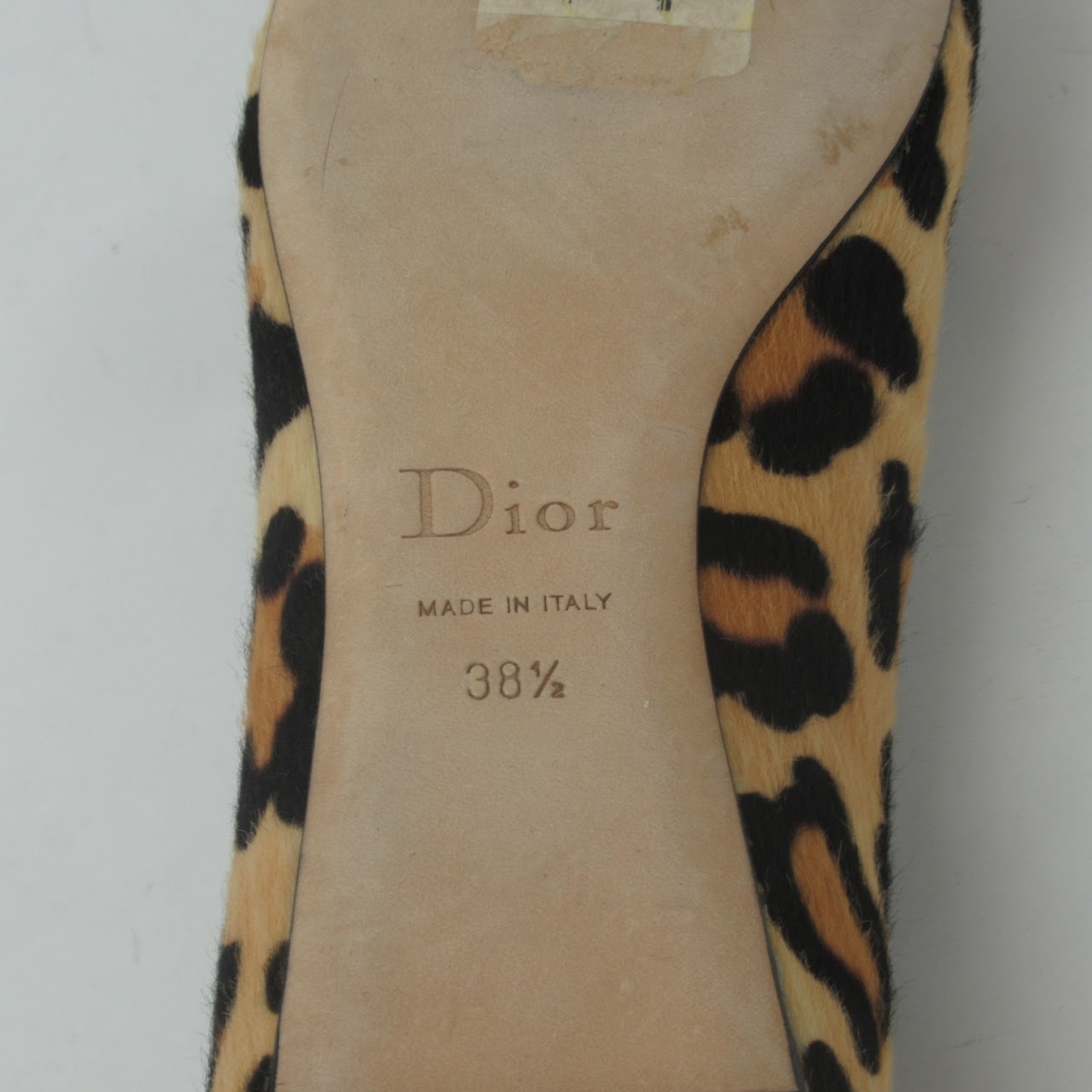 Christian Dior NEW Leopard Print Flats