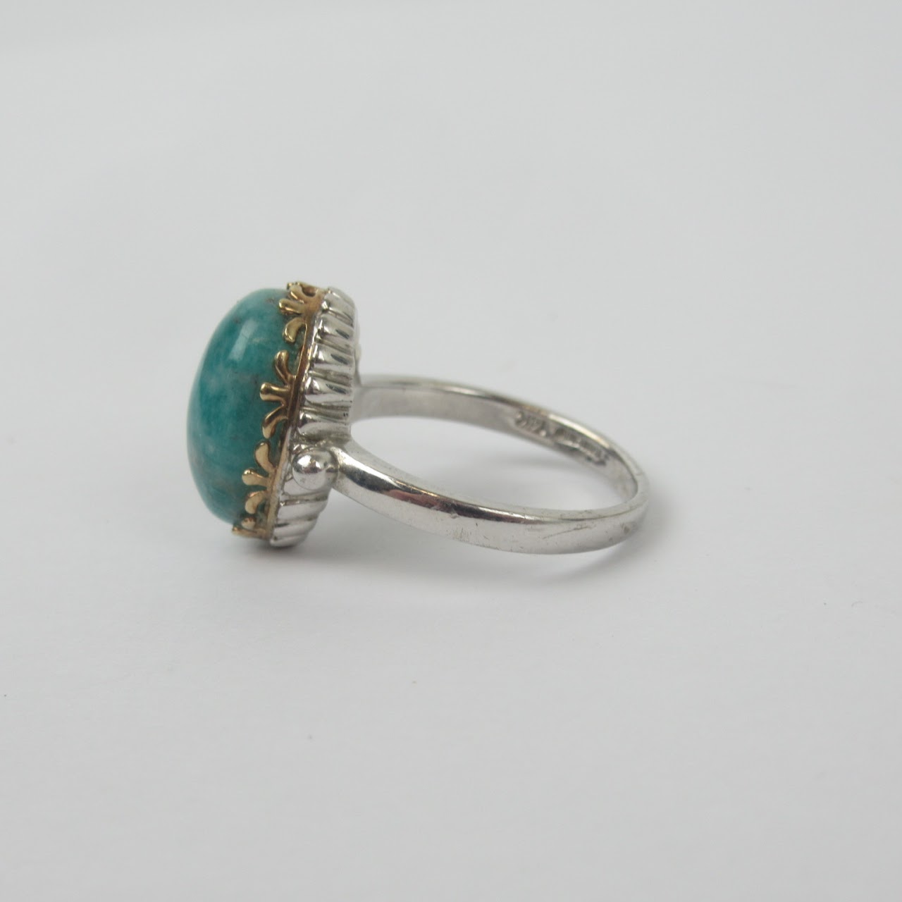 14K Gold & Sterling Silver Ring