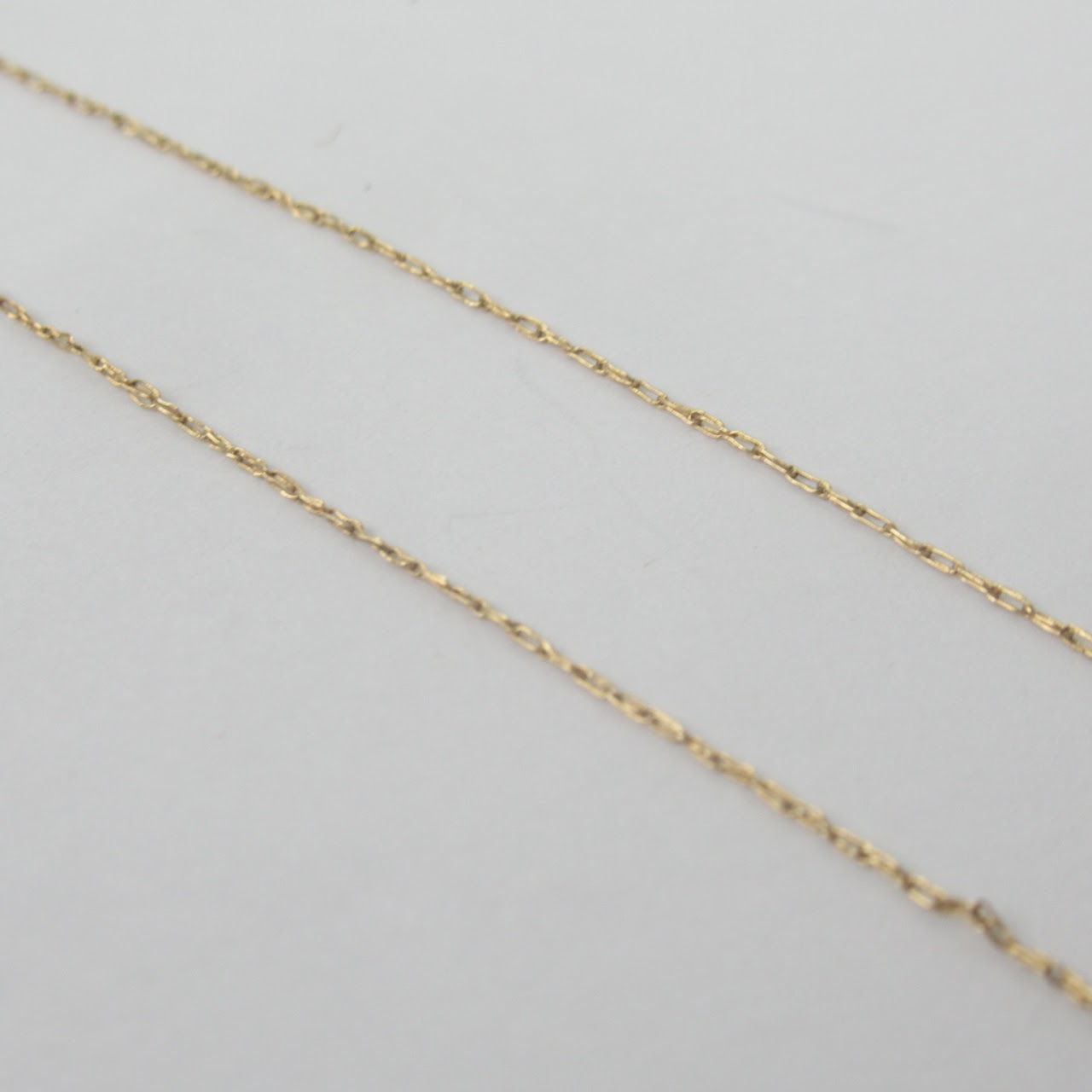 14K Gold Orb Pendant & Chain Necklace