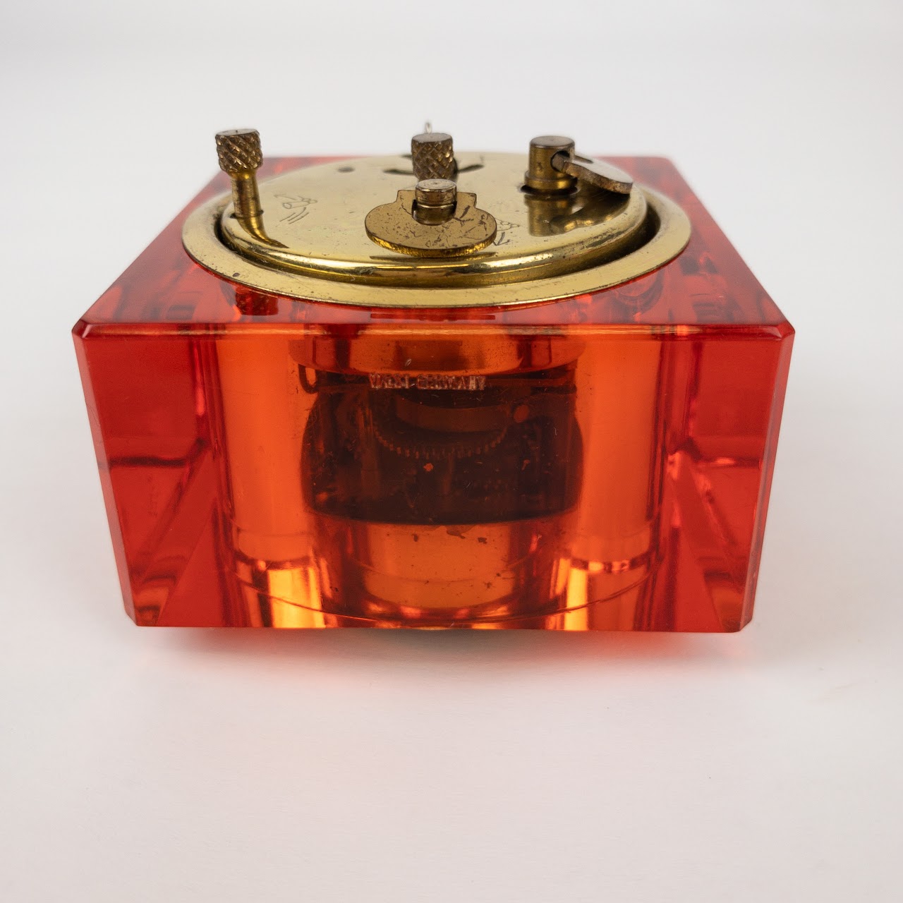 Dunhall Reveille Vintage Lucite Alarm Clock