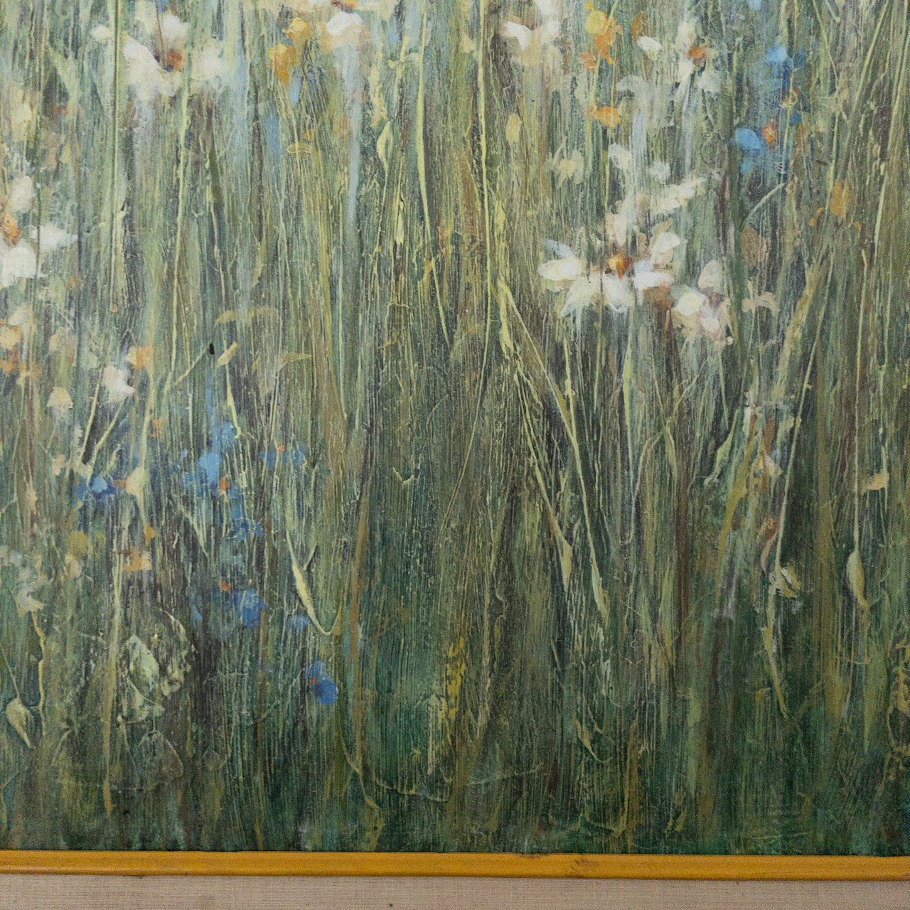 Fran Scully Wildflowers Oil Painting