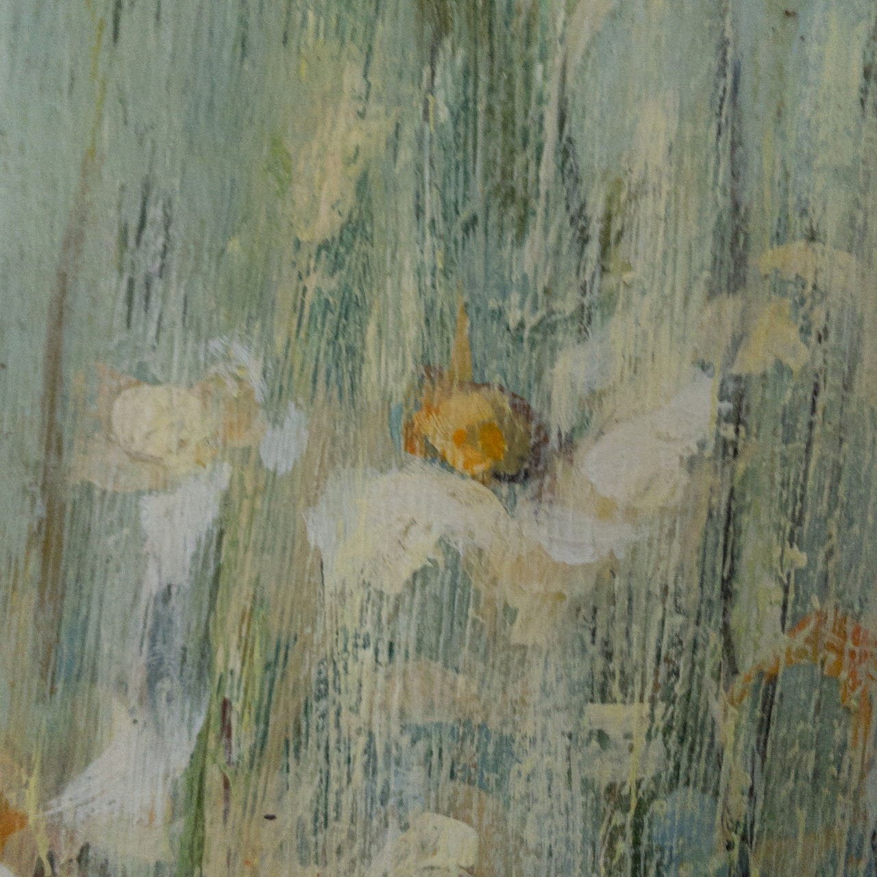 Fran Scully Wildflowers Oil Painting