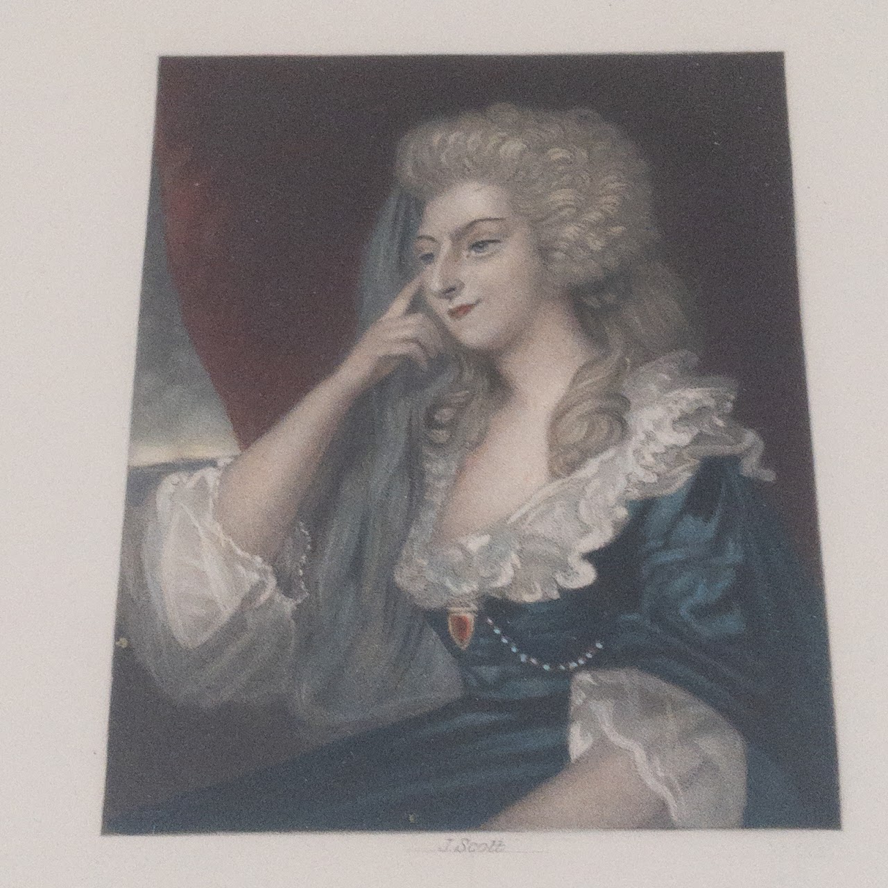 Hand-Tinted Engraving Portrait Set