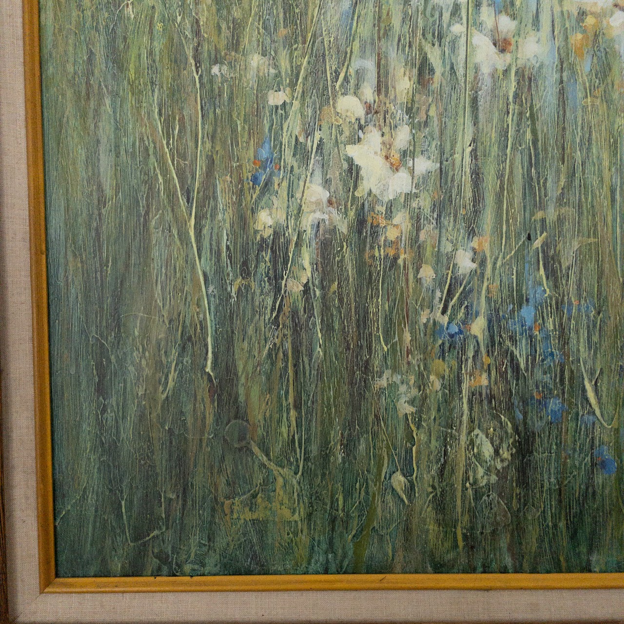 Fran Scully Wildflowers Oil Painting