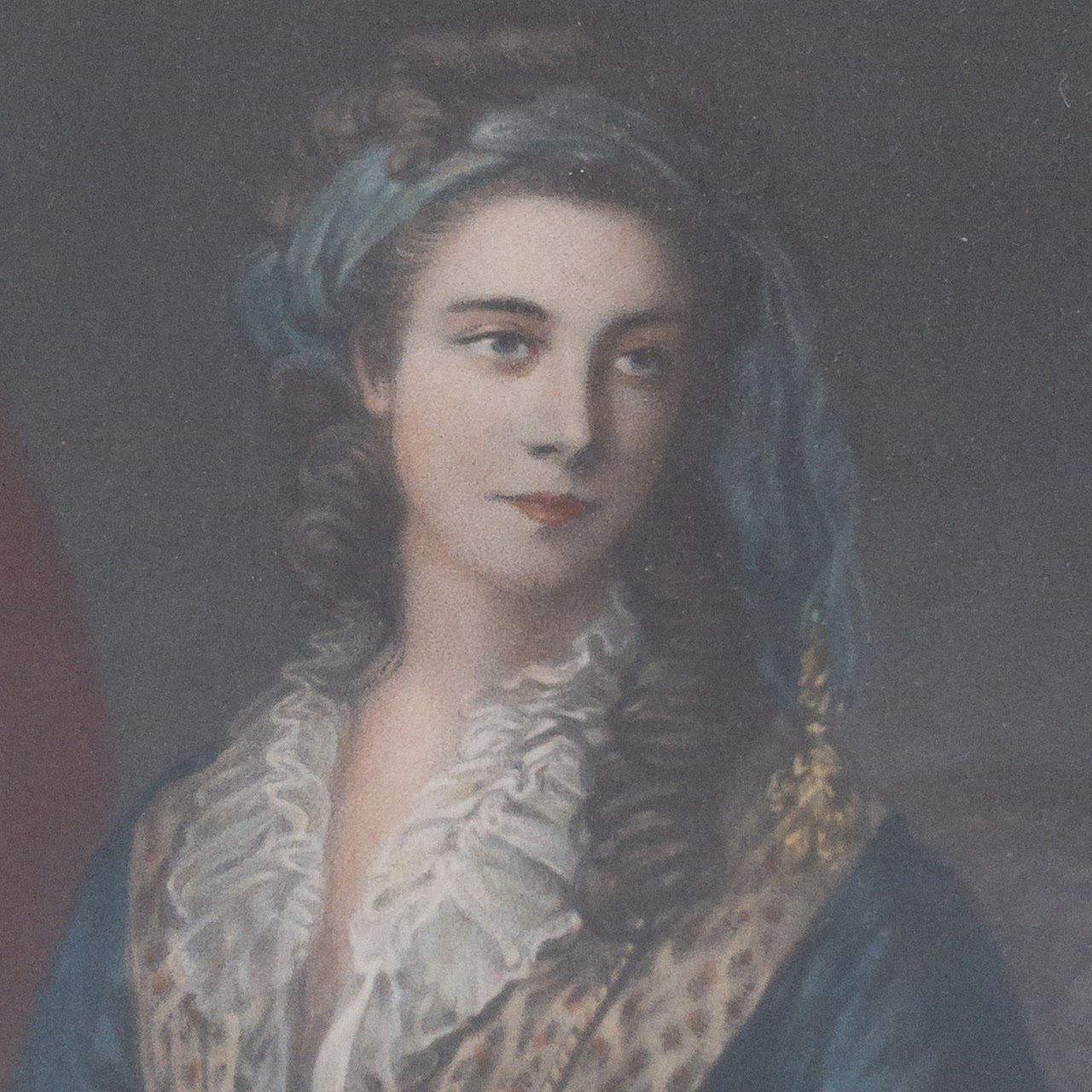 Hand-Tinted Engraving Portrait Set