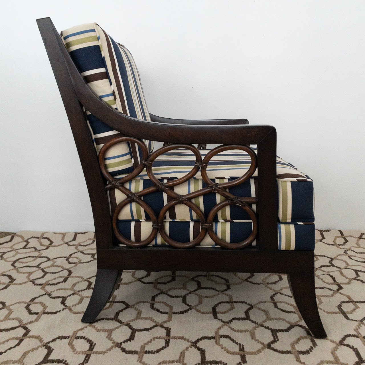 Palecek rattan transitional lounge chairish