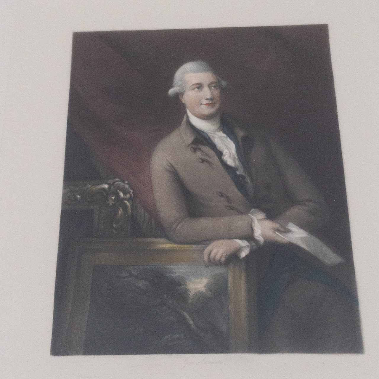 Hand-Tinted Engraving Portrait Set