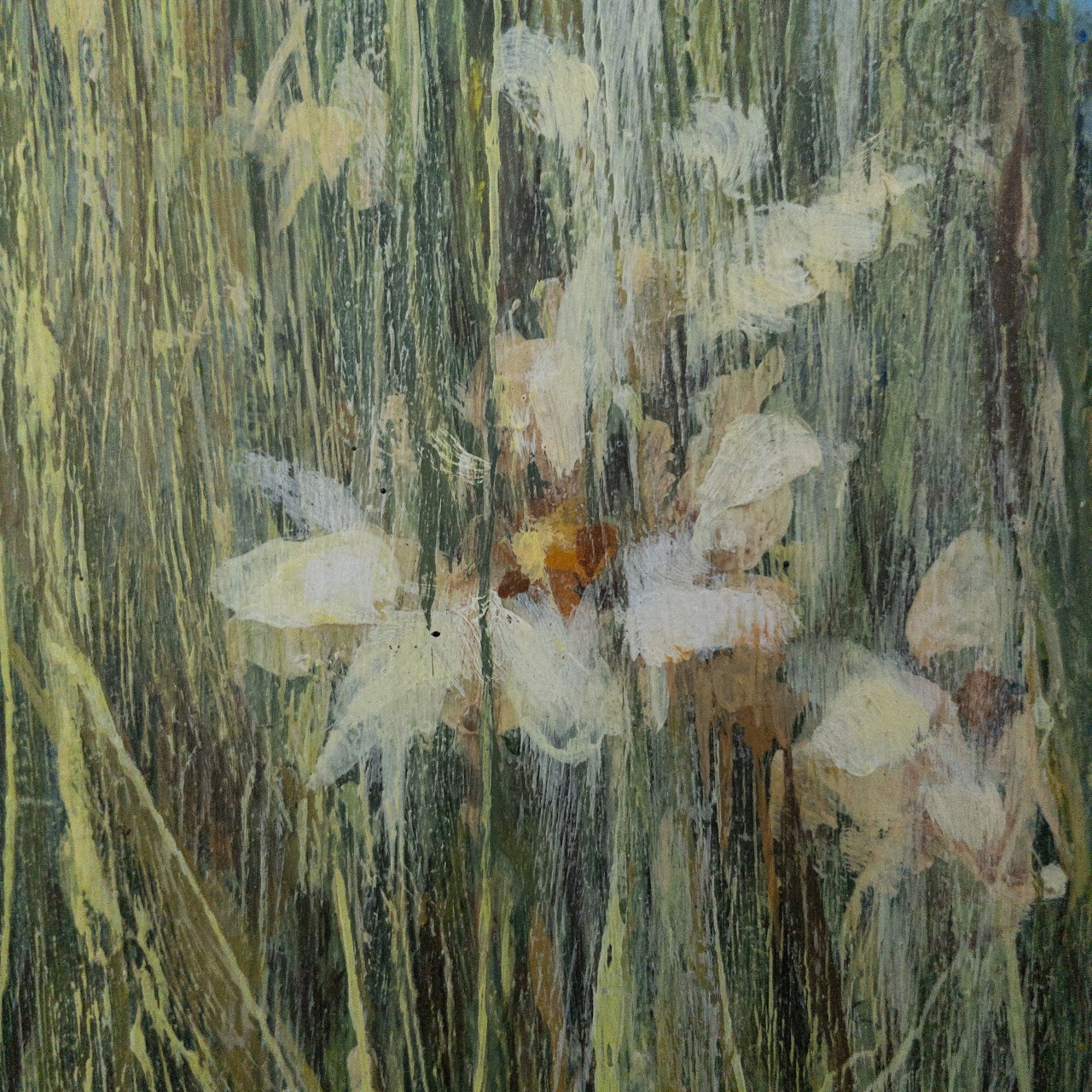 Fran Scully Wildflowers Oil Painting