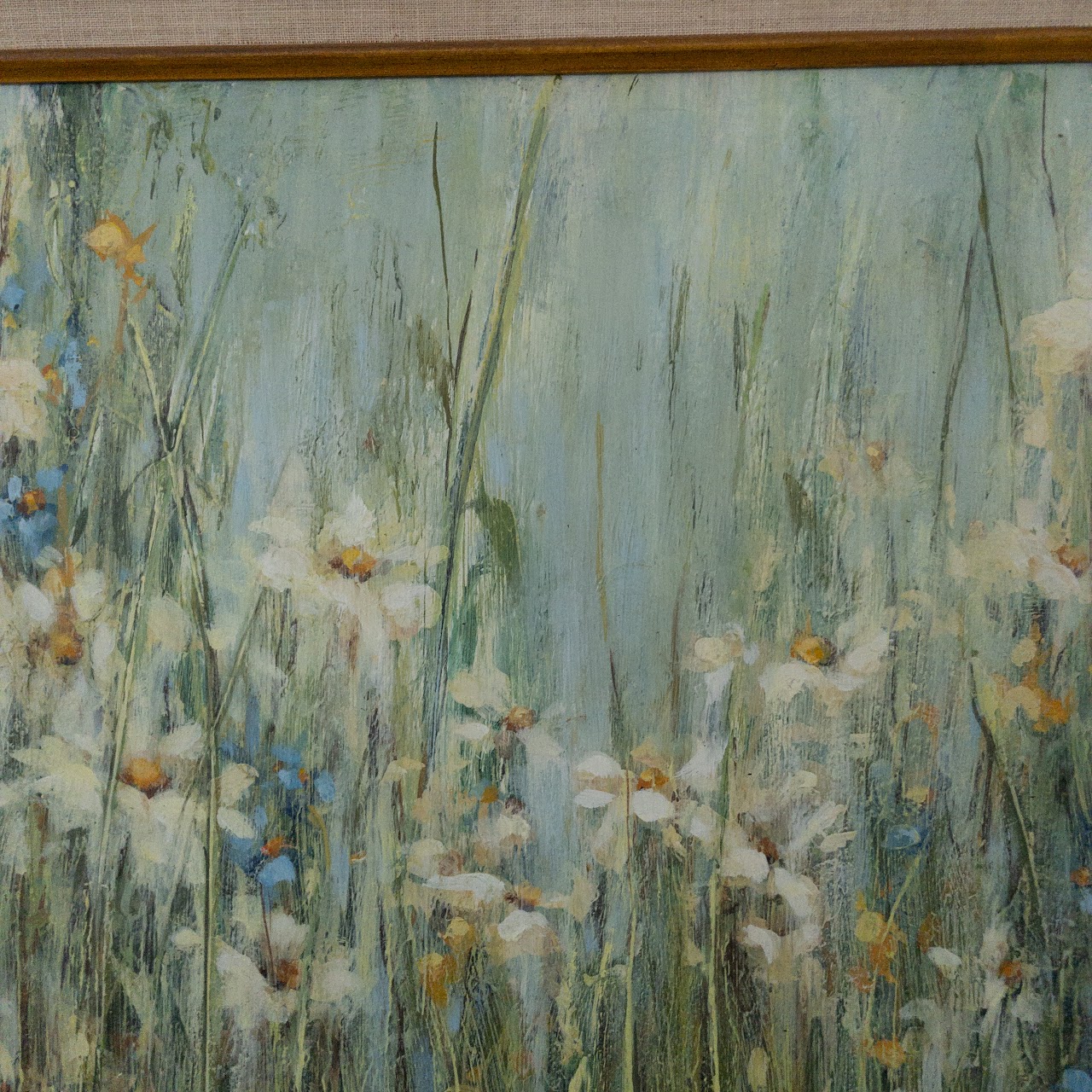 Fran Scully Wildflowers Oil Painting