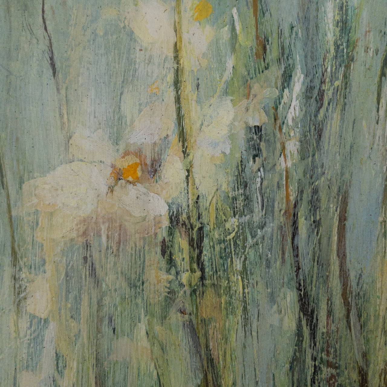 Fran Scully Wildflowers Oil Painting