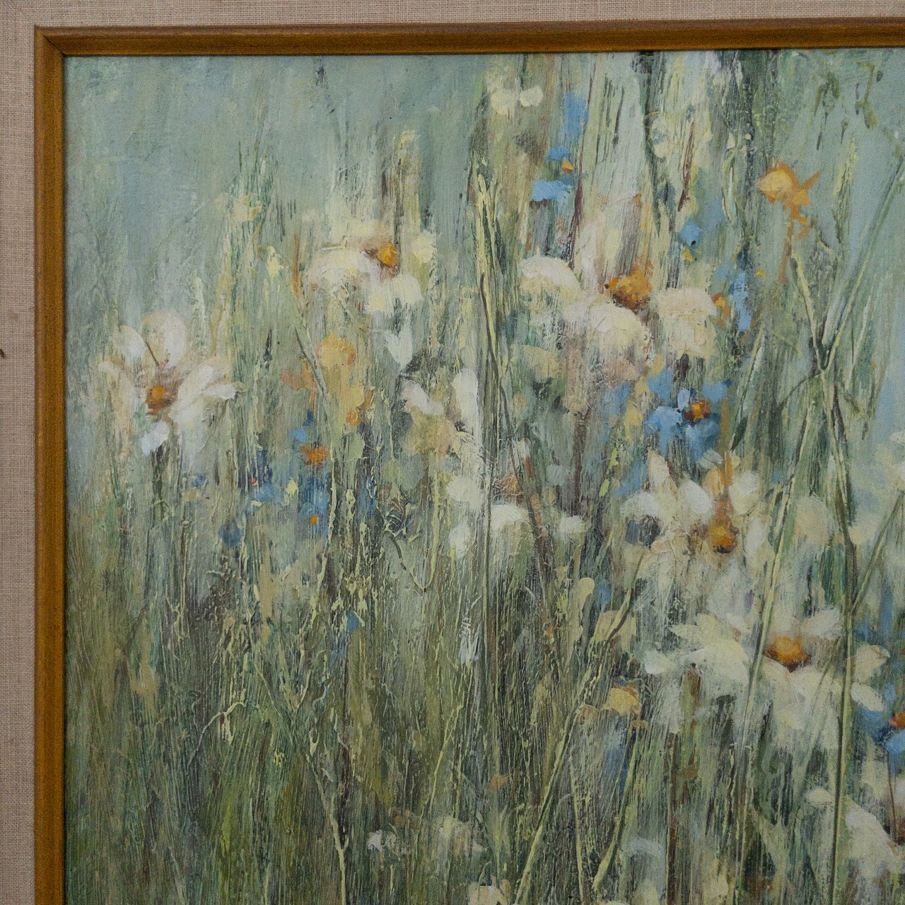 Fran Scully Wildflowers Oil Painting