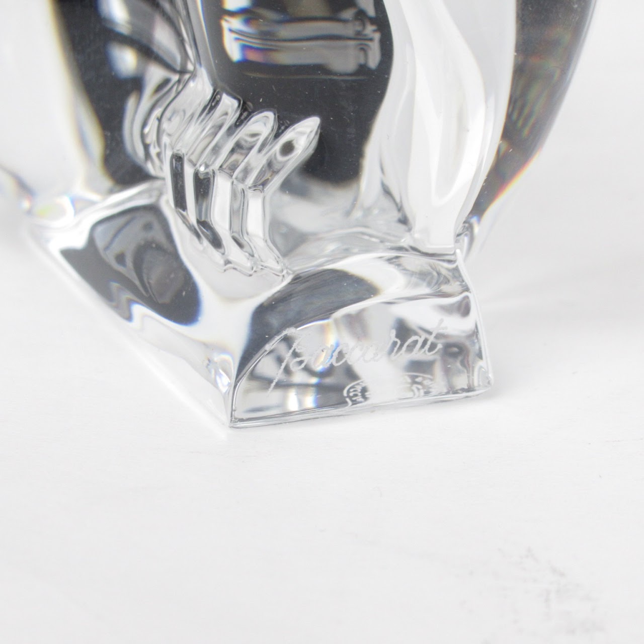 baccarat crystal owl figurine