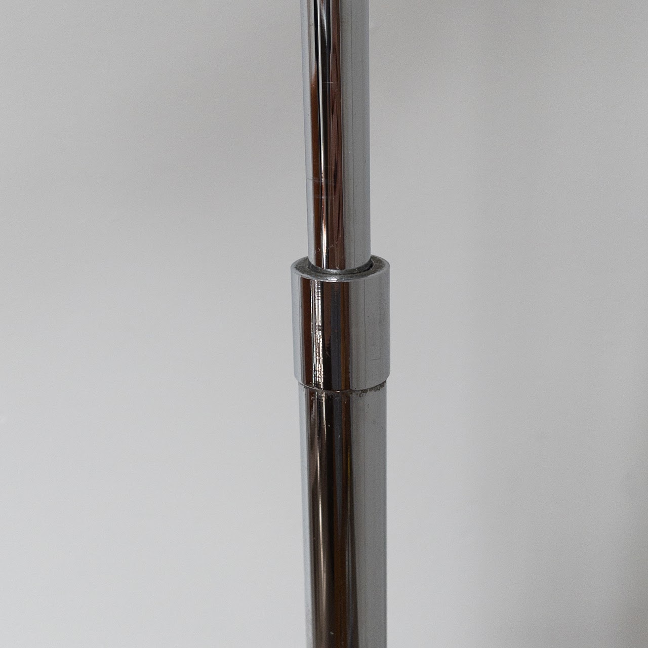 Chrome Bent Neck Floor Lamp