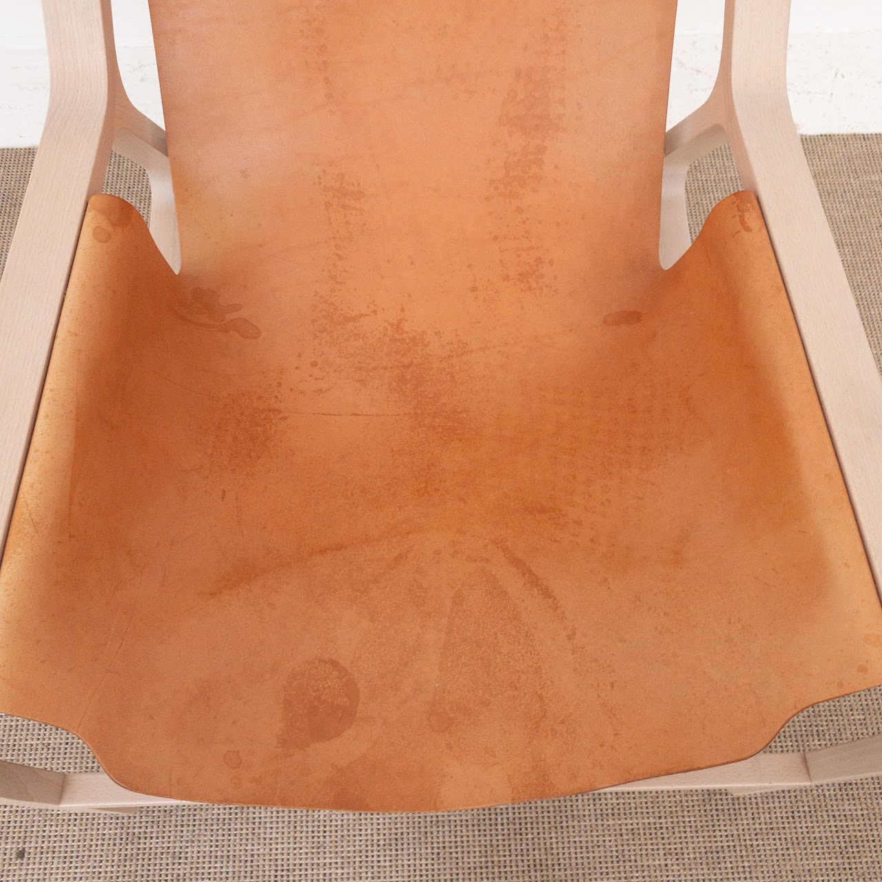 Italian Leather Sling Chair # 2