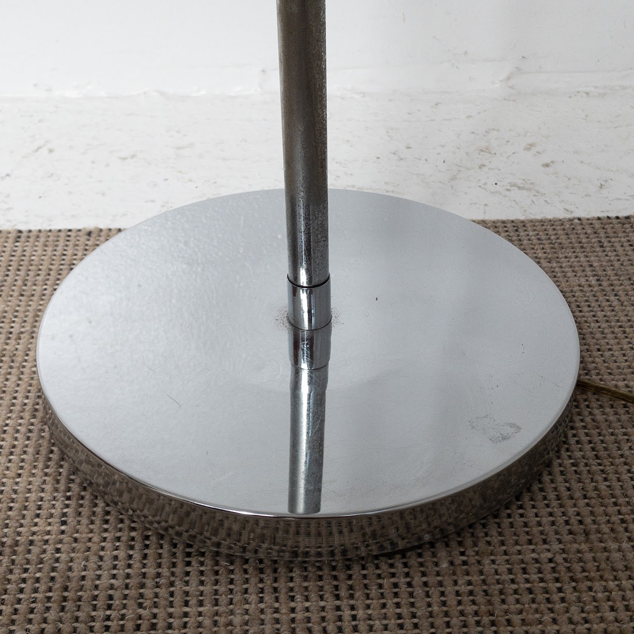 Chrome Bent Neck Floor Lamp