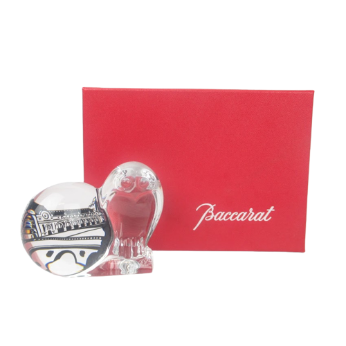 baccarat crystal owl figurine