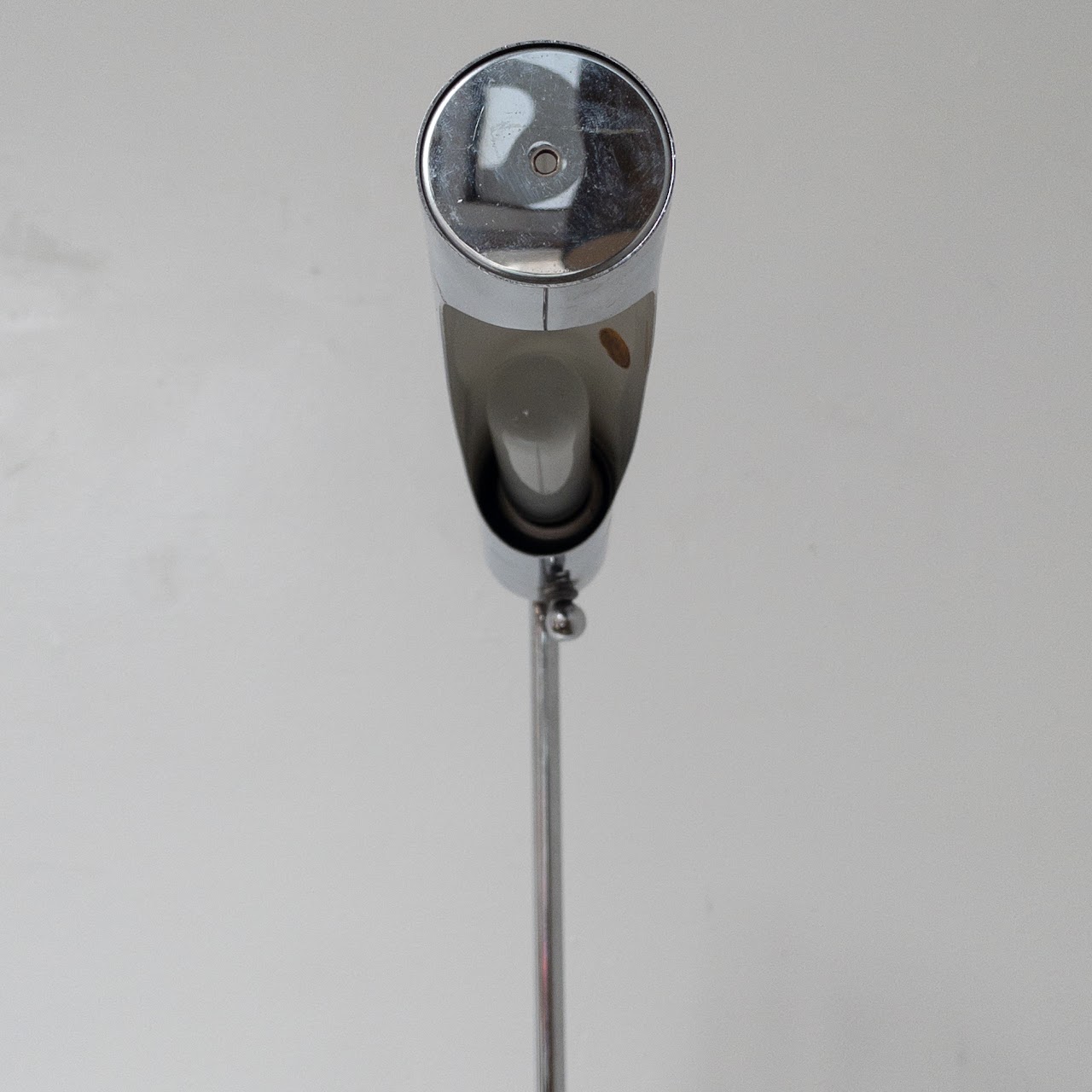 Chrome Bent Neck Floor Lamp