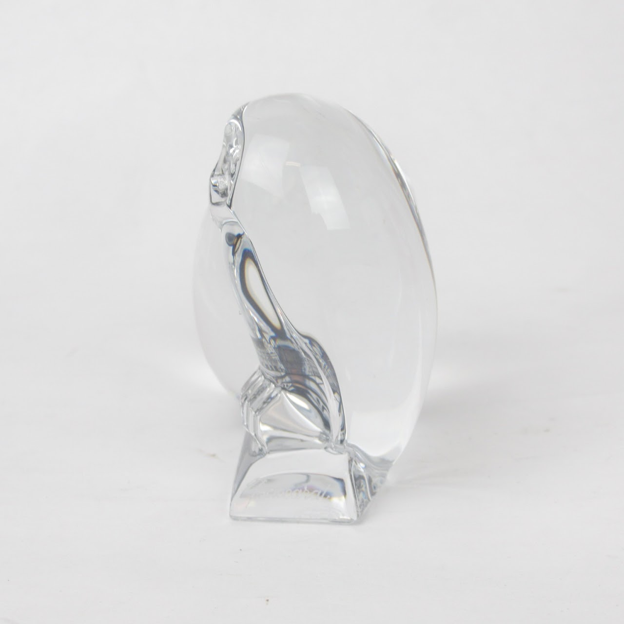 baccarat crystal owl figurine