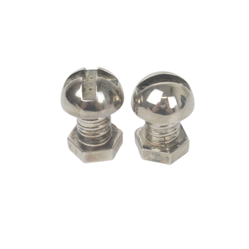 Silver Plated Nut & Bolt Salt and Pepper Set