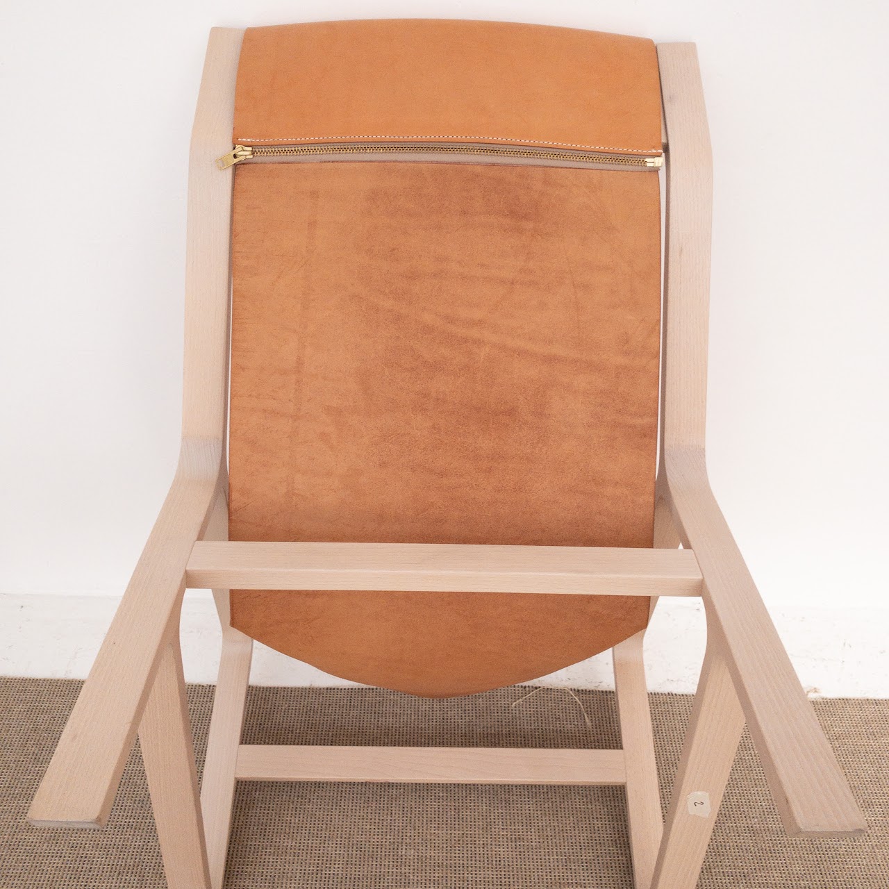 Italian Leather Sling Chair # 2