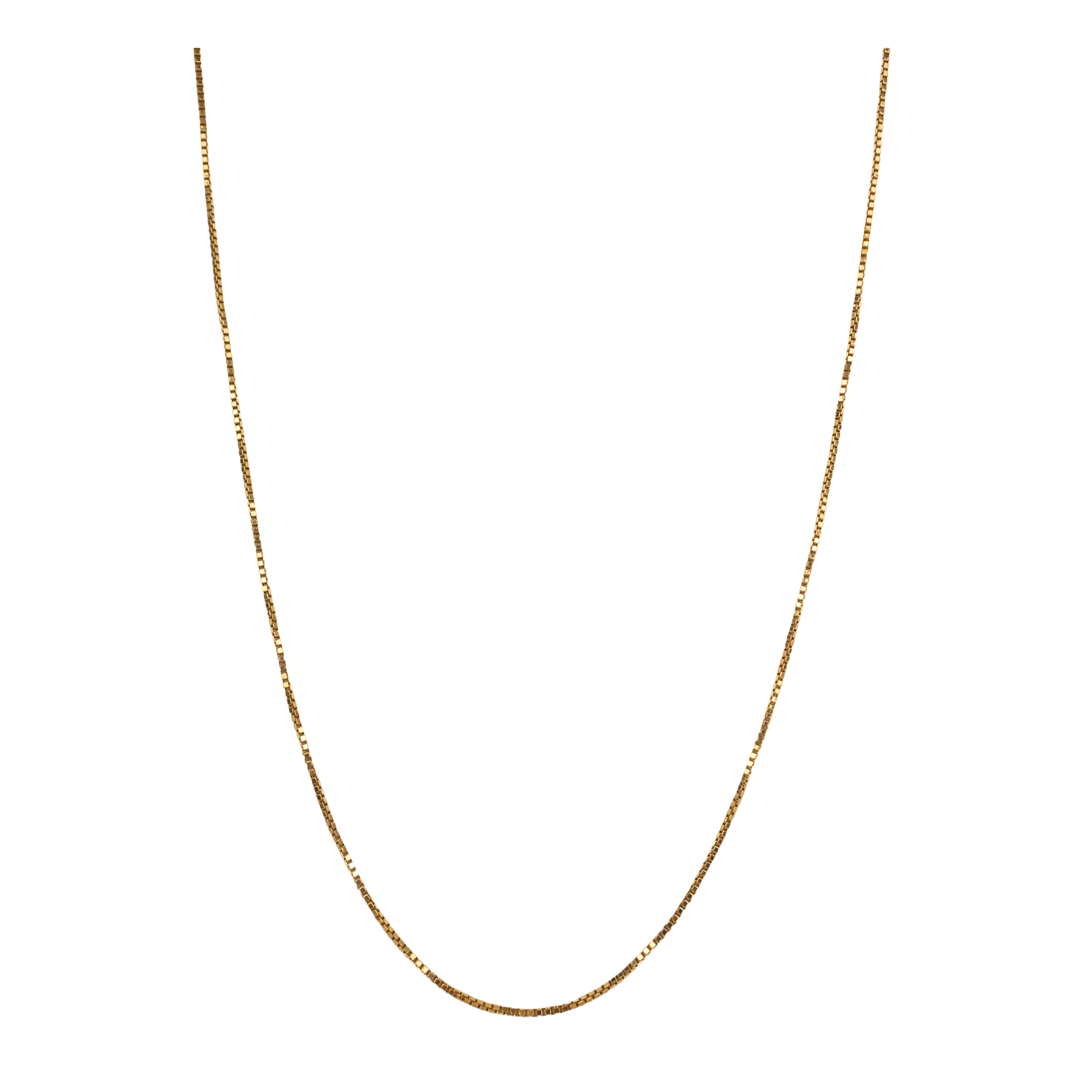 18K Gold Box Link Chain