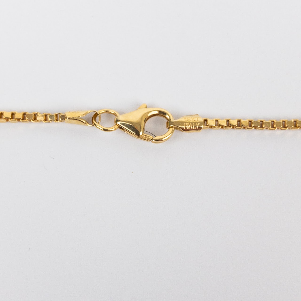 18K Gold Box Link Chain