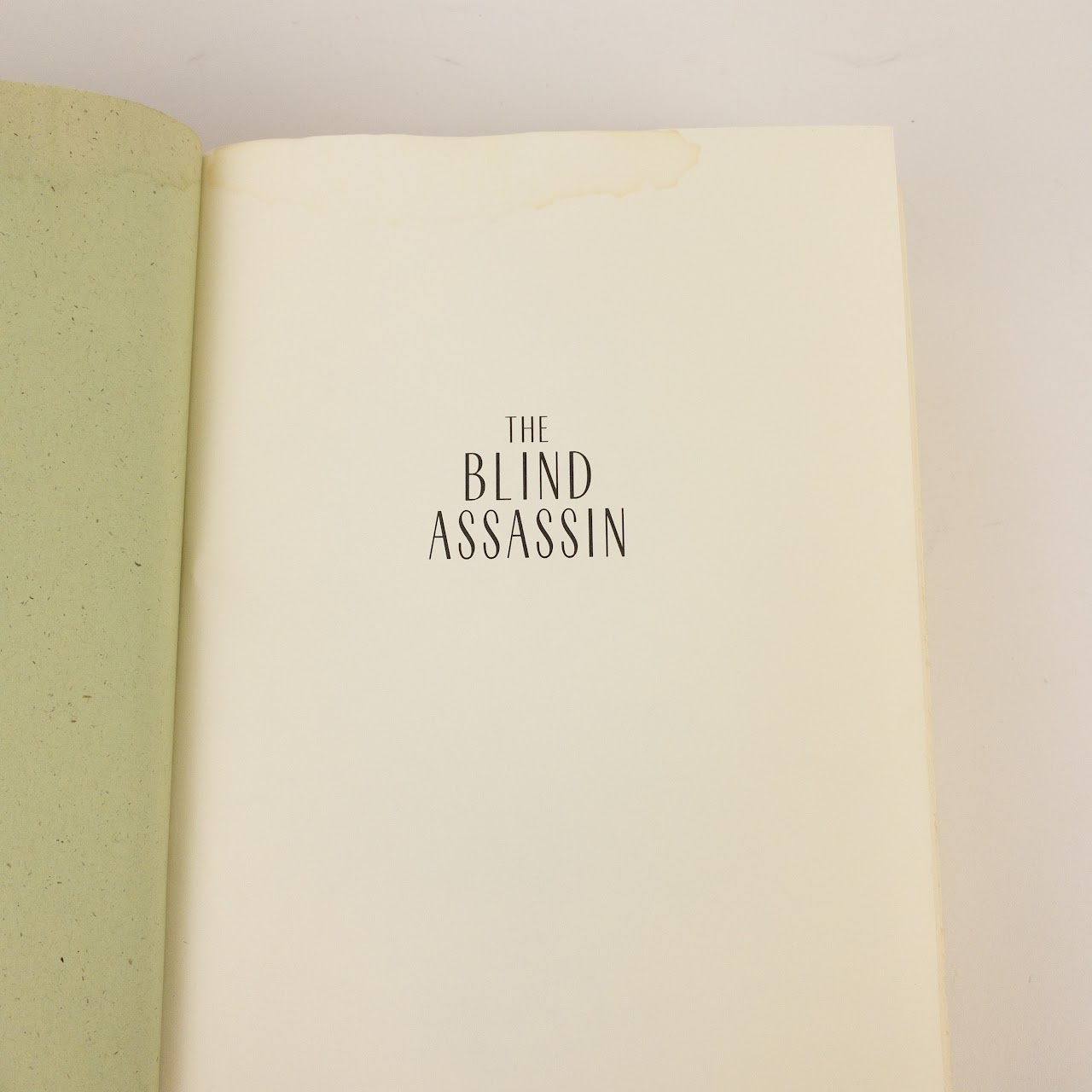 Margaret Atwood SIGNED 'The Blind Assassin' First U.S. Edition Book