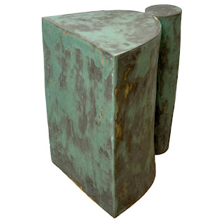 Barry Ziperstein Signed Ceramic Accent Table