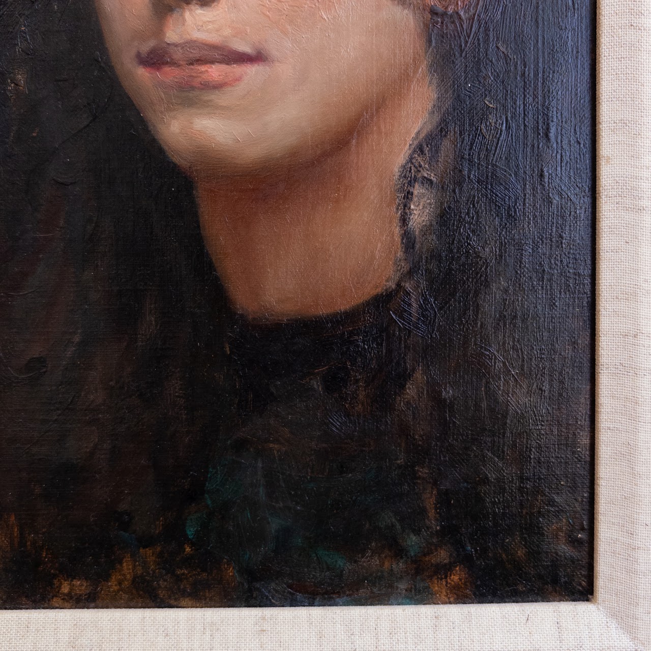 Justin Wiest 'Esmerelda' Signed Oil Portrait Painting