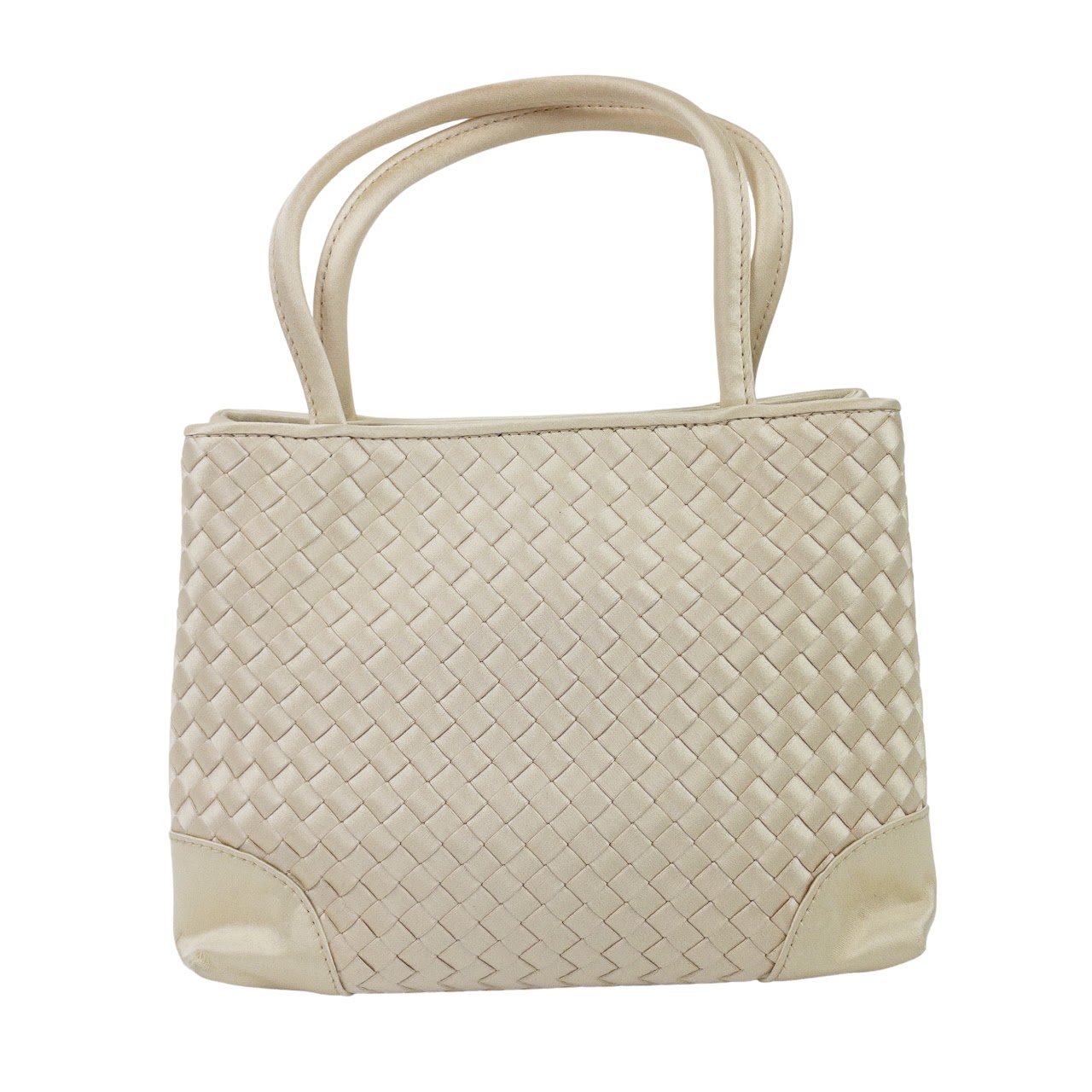 Bottega Veneta Satin Silk Evening Bag