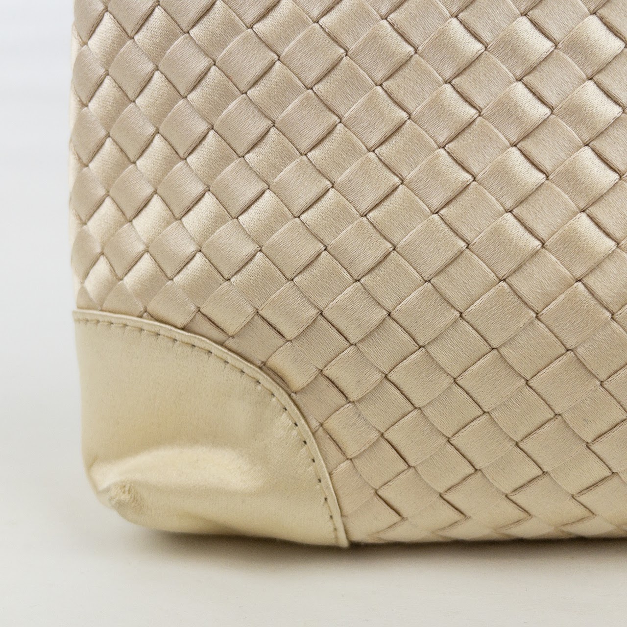 Bottega Veneta Satin Silk Evening Bag