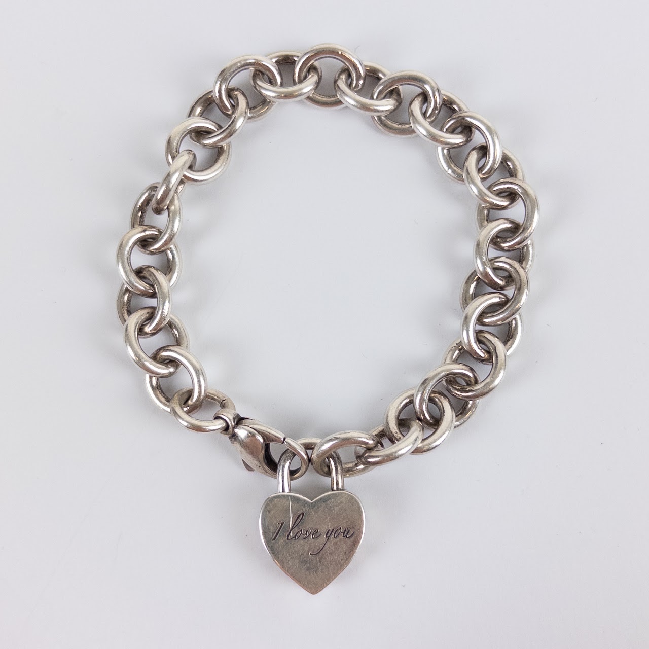 Tiffany & Co. Heart Tag Charm Bracelet