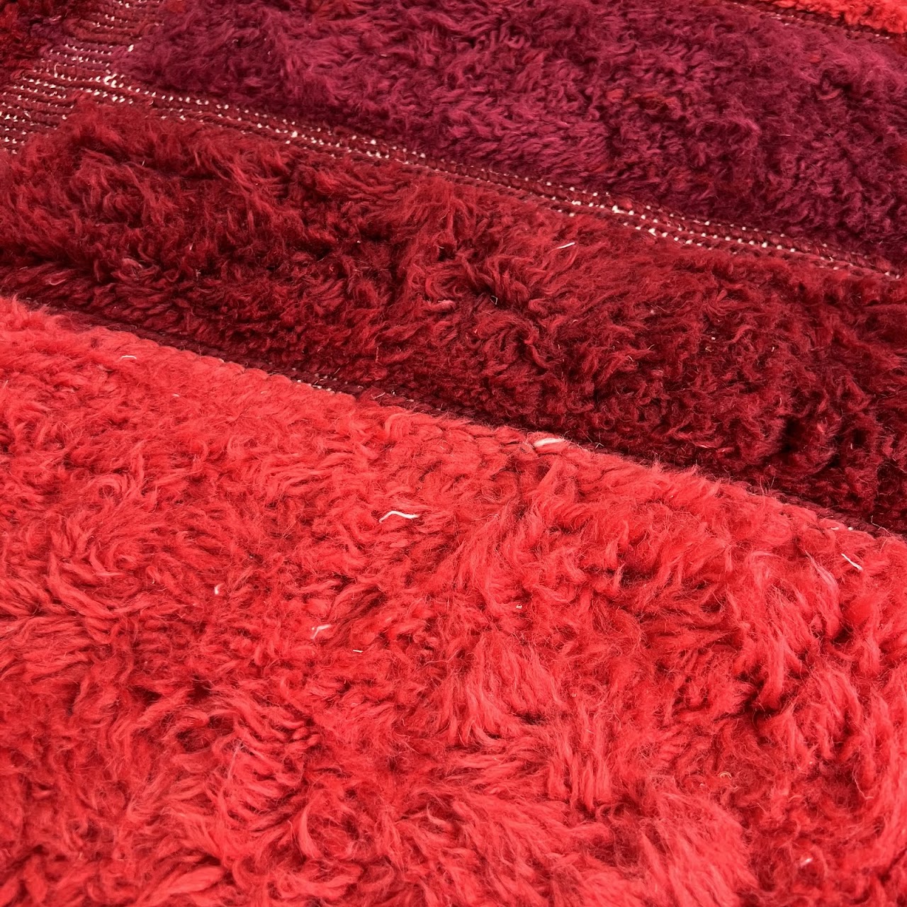 Moroccan Wool Pile Area Rug