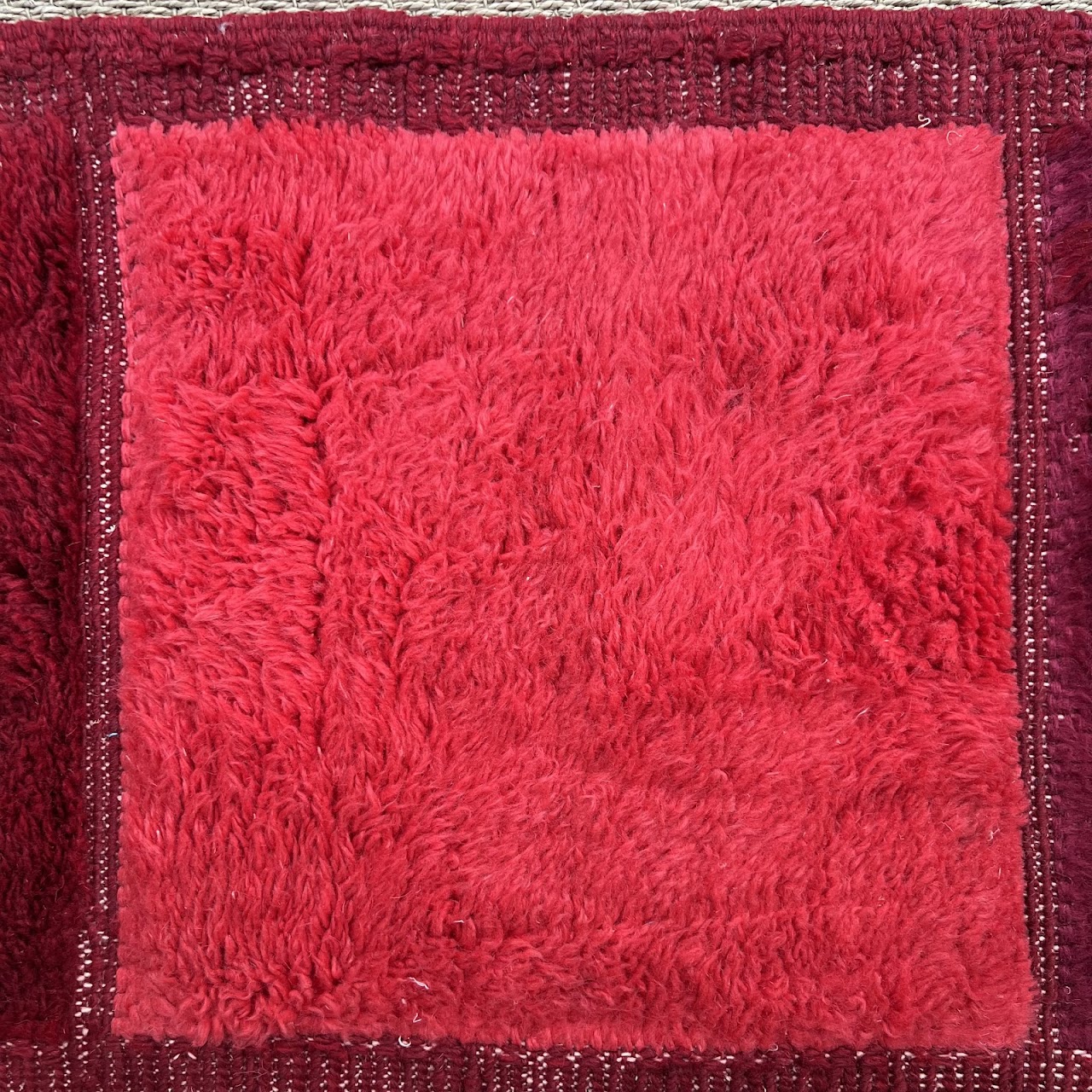 Moroccan Wool Pile Area Rug