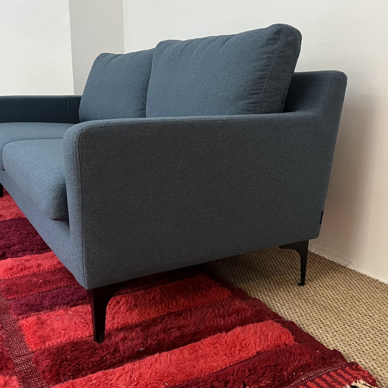 Sofacompany Blue Contemporary Two-Seat Sofa