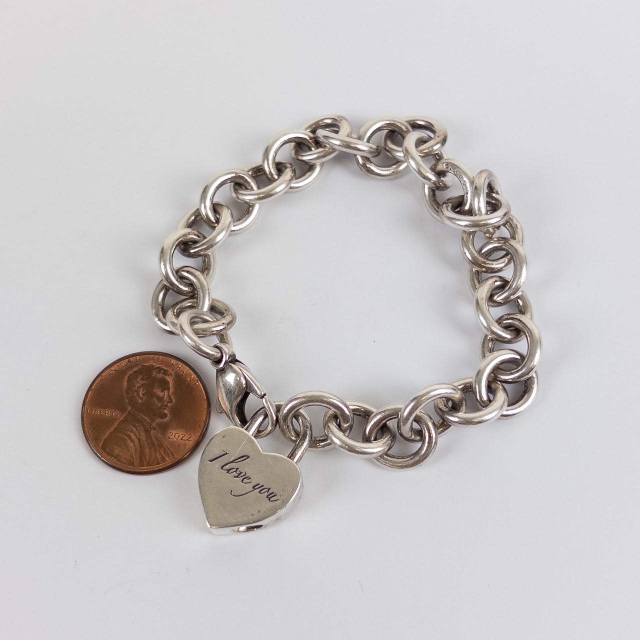 Tiffany & Co. Heart Tag Charm Bracelet