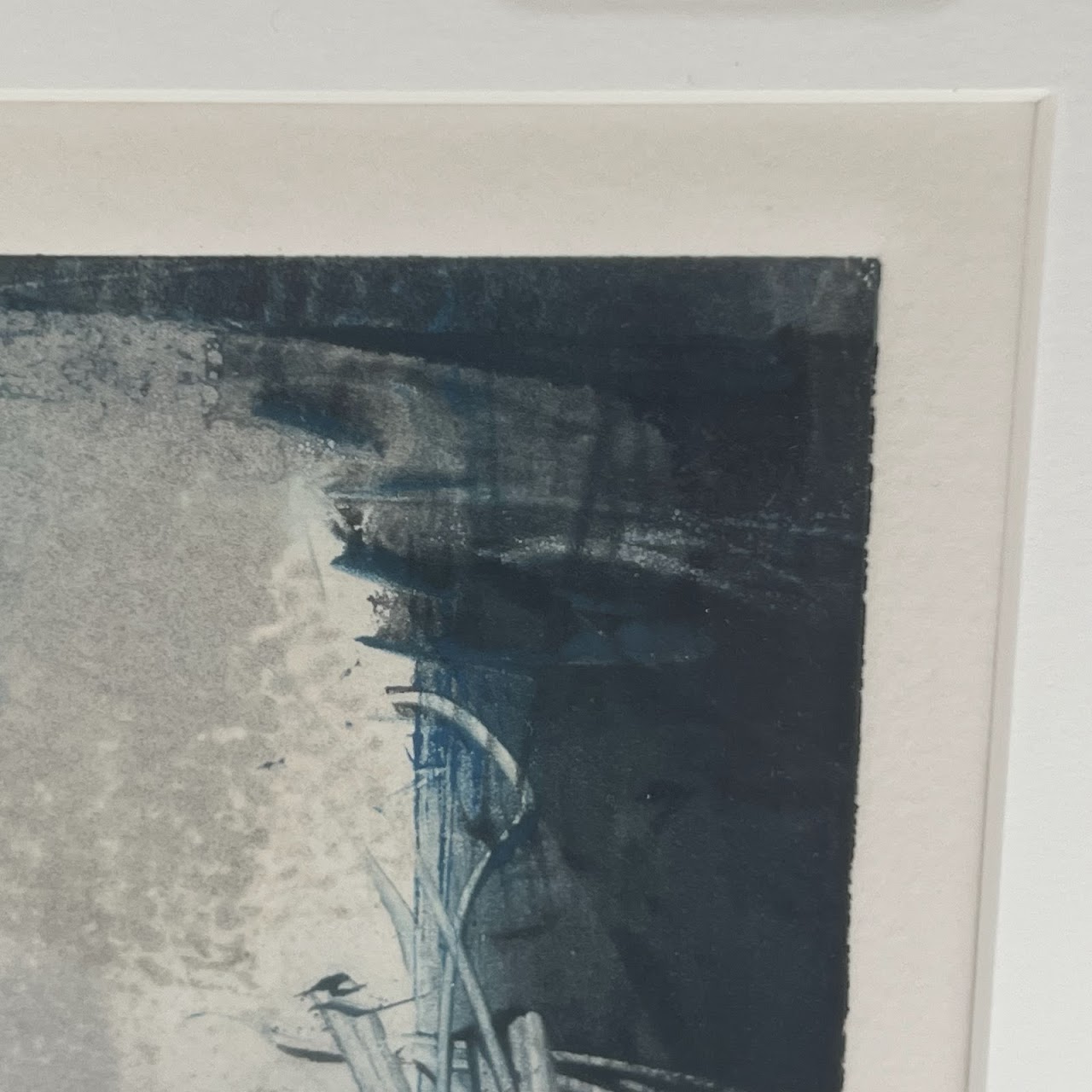 Anne Raymond 'January Encounter  VIII' Signed Contemporary Abstract Monotype