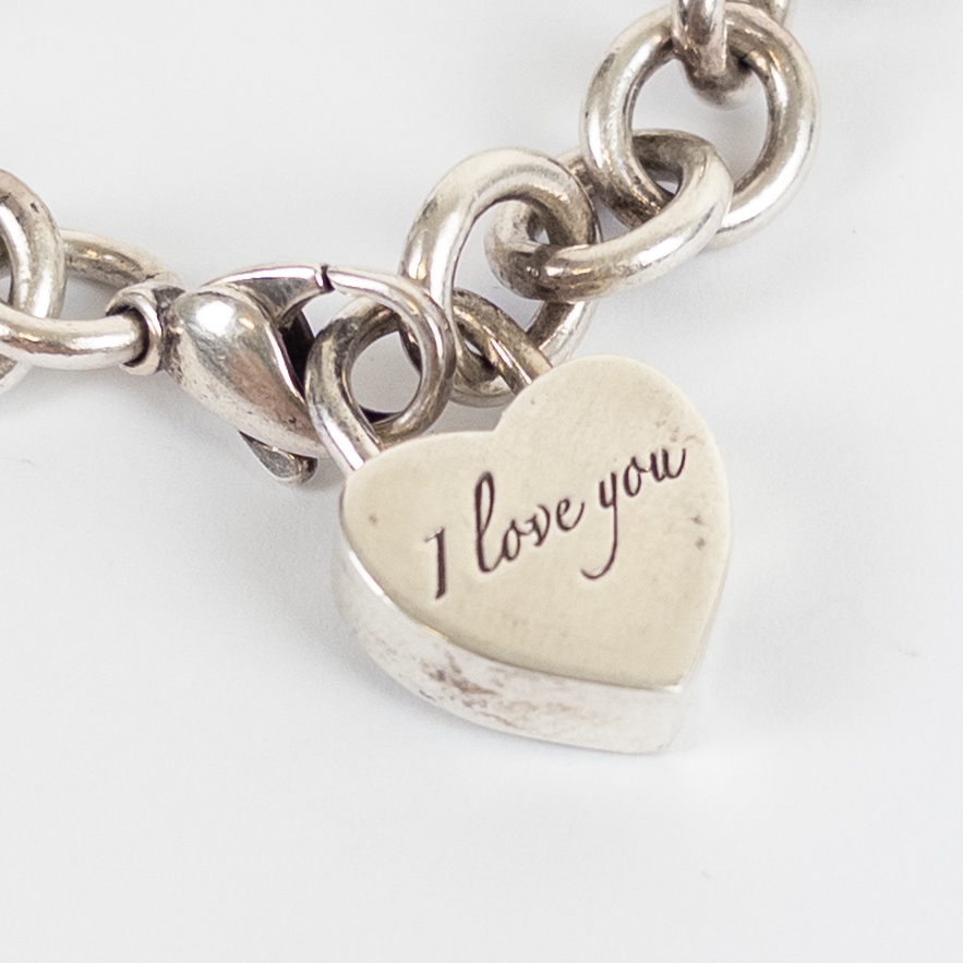 Tiffany & Co. Heart Tag Charm Bracelet