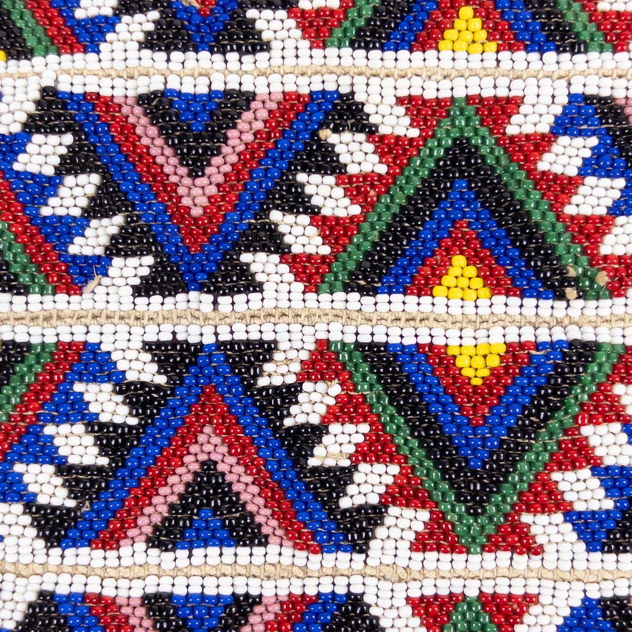 Native American Beaded Wristband Duo