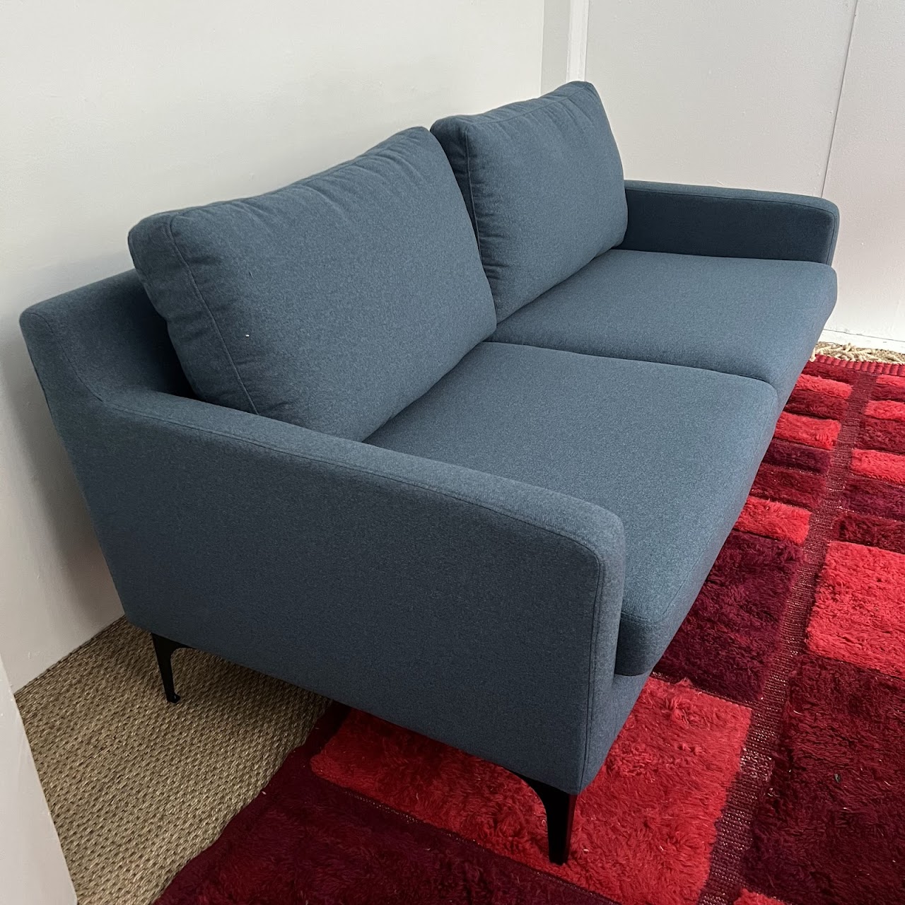 Sofacompany Blue Contemporary Two-Seat Sofa