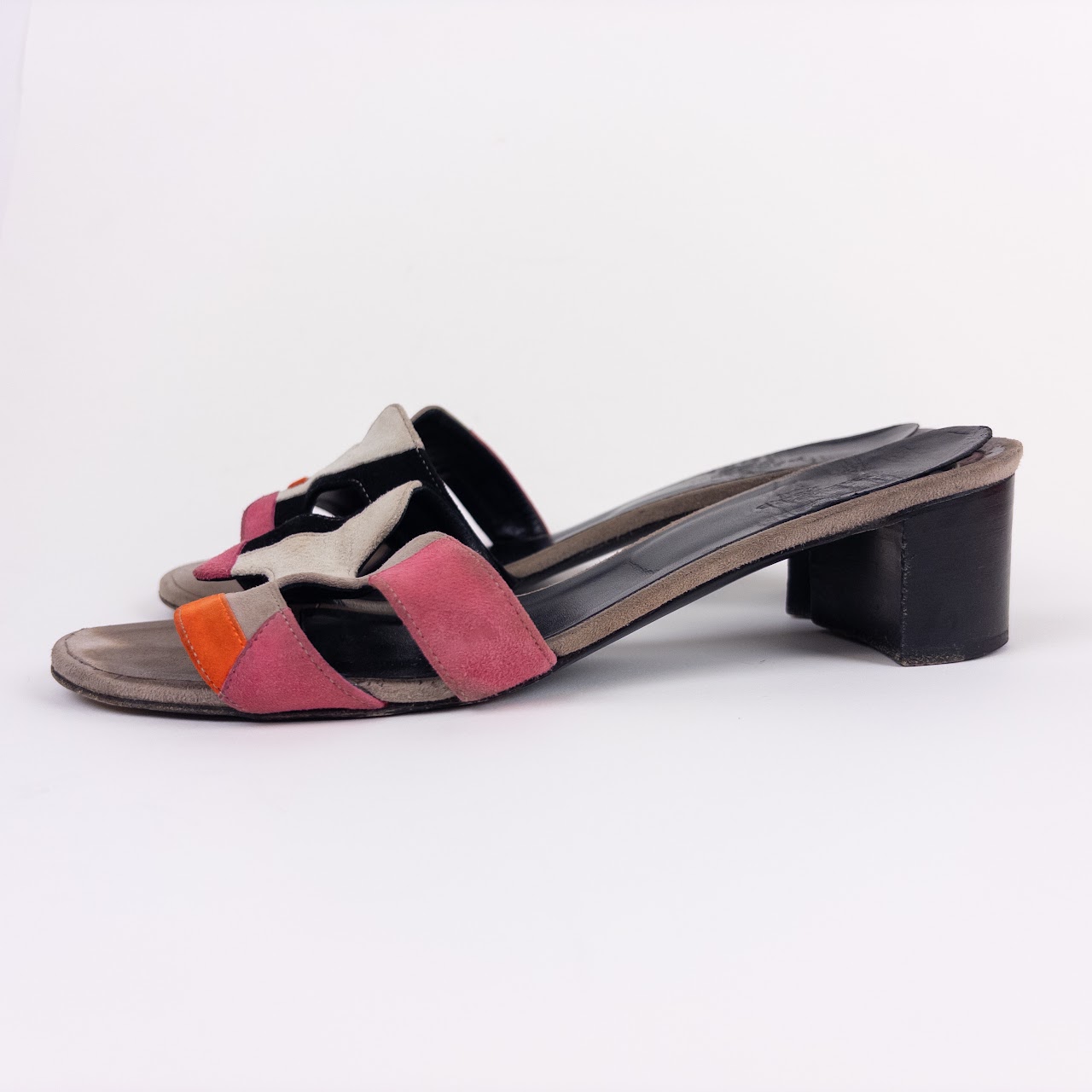 Hermes Oran Patchwork Sandals