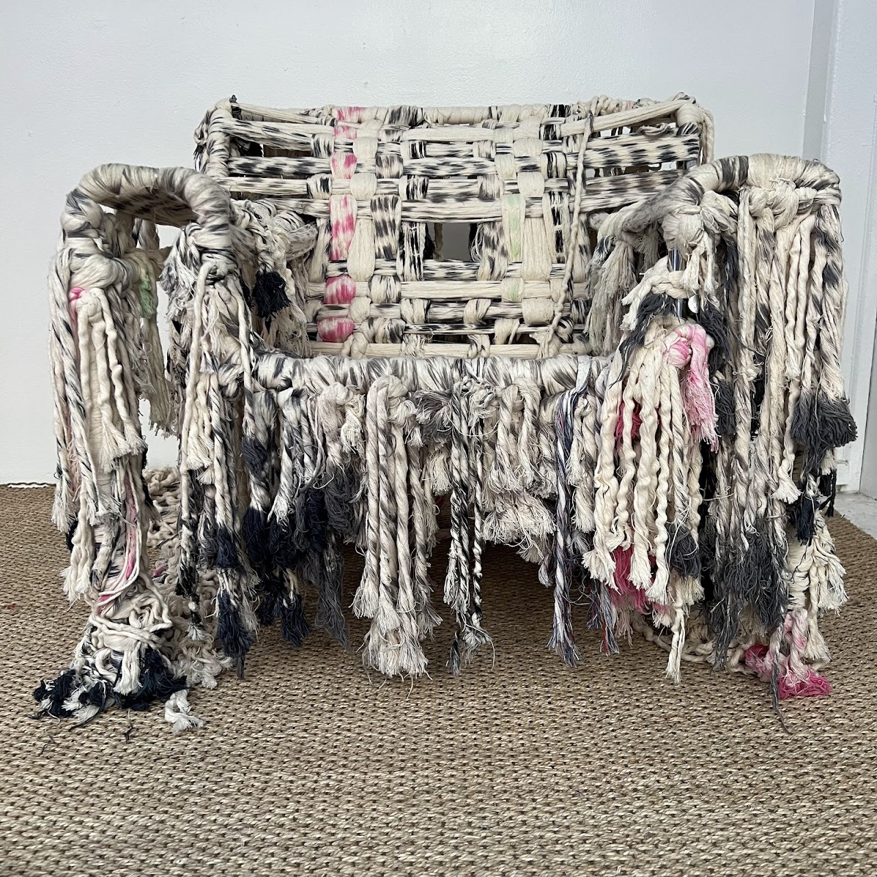 Lucy Dodd 'Lady Long Gone' Textile Art Chair