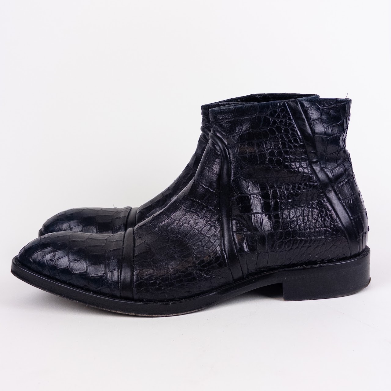 Jo Ghost Textured Calf Leather Boots