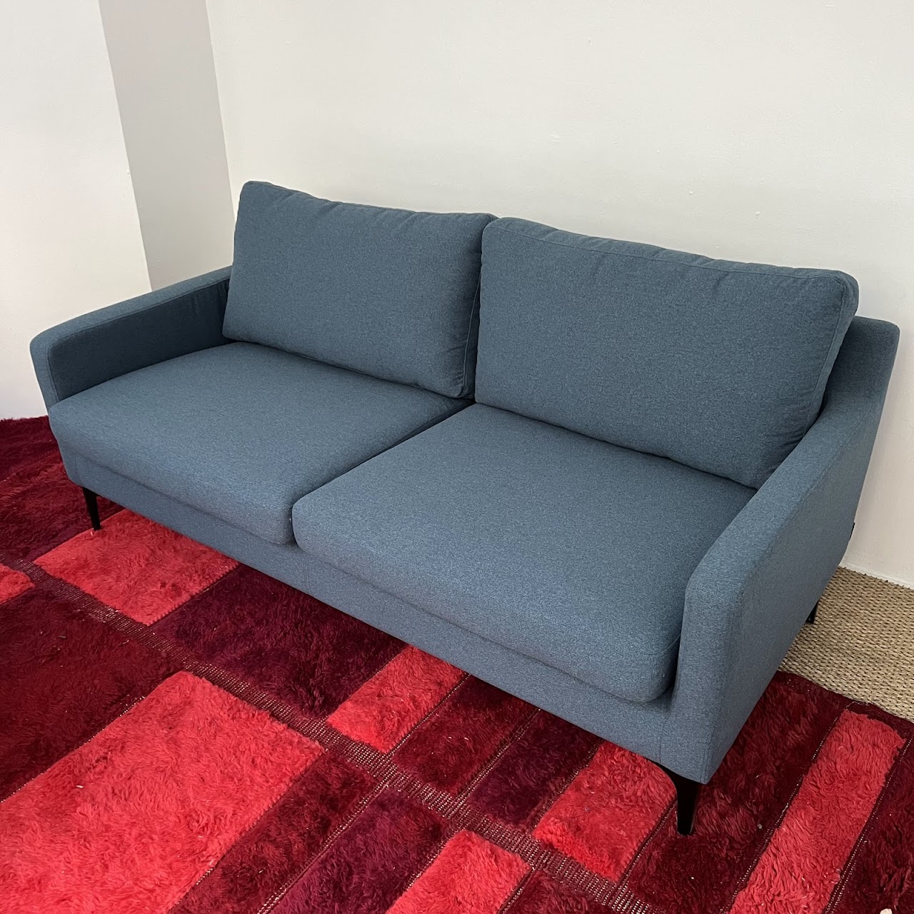 Sofacompany Blue Contemporary Two-Seat Sofa