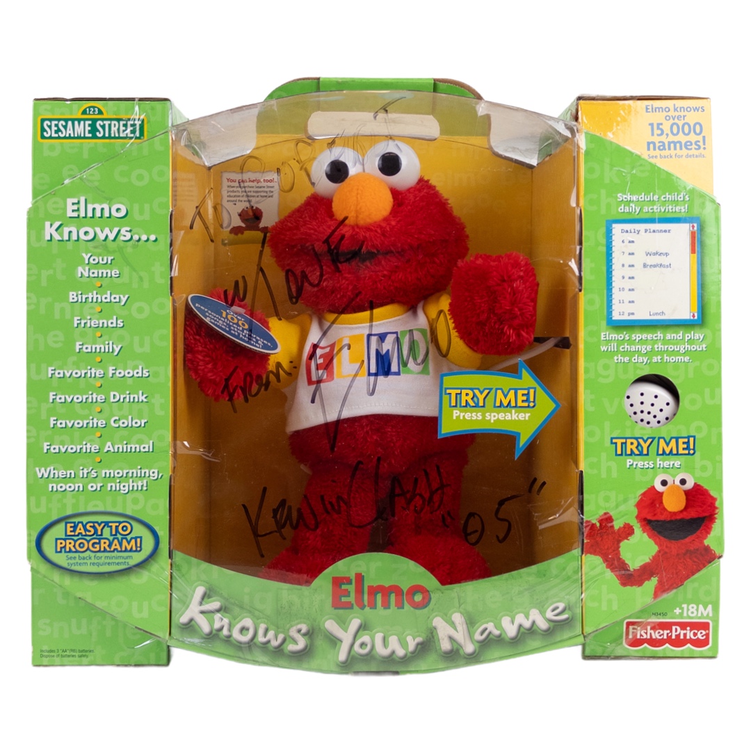 'Elmo Knows Your Name' Signed Talking Sesame Street Doll