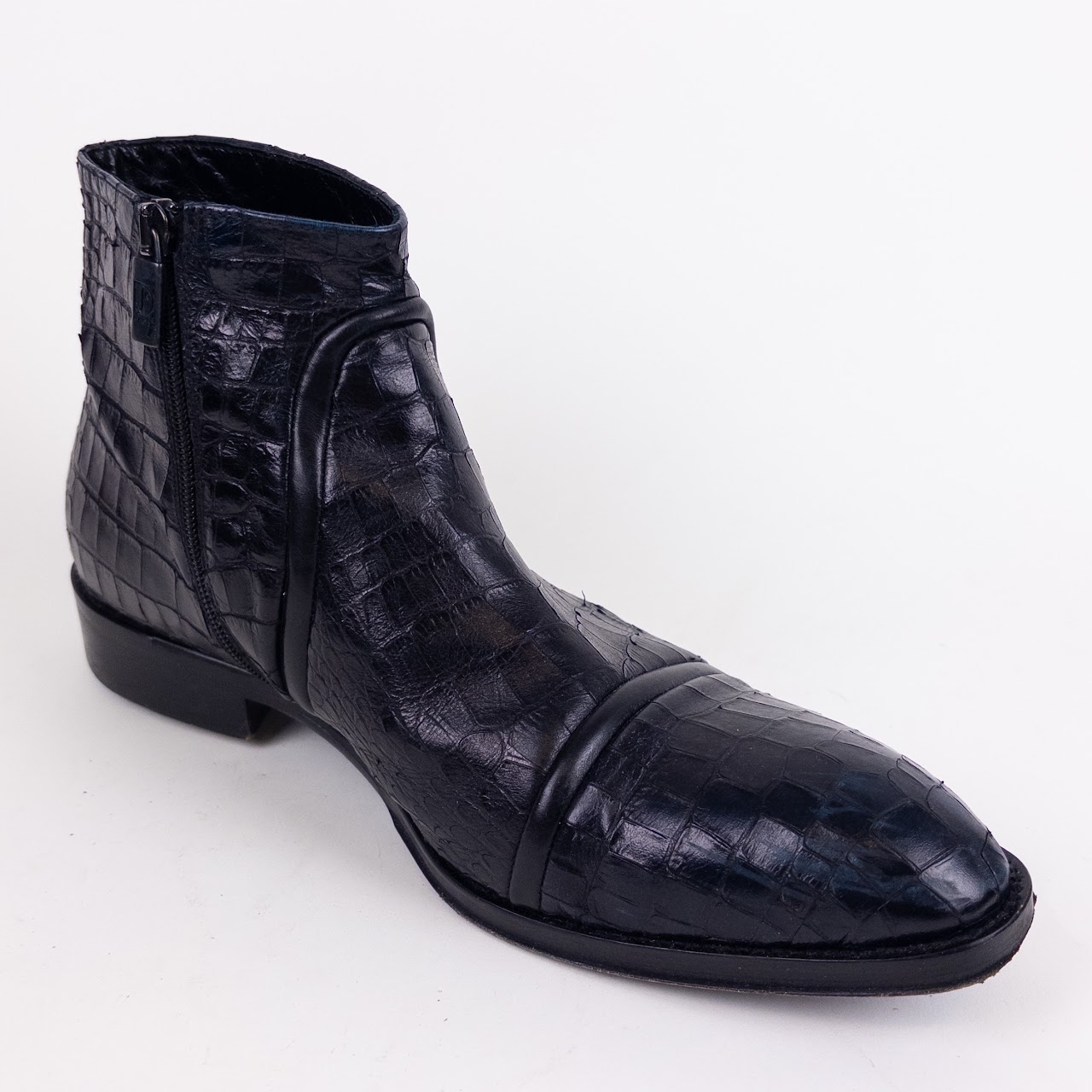 Jo Ghost Textured Calf Leather Boots